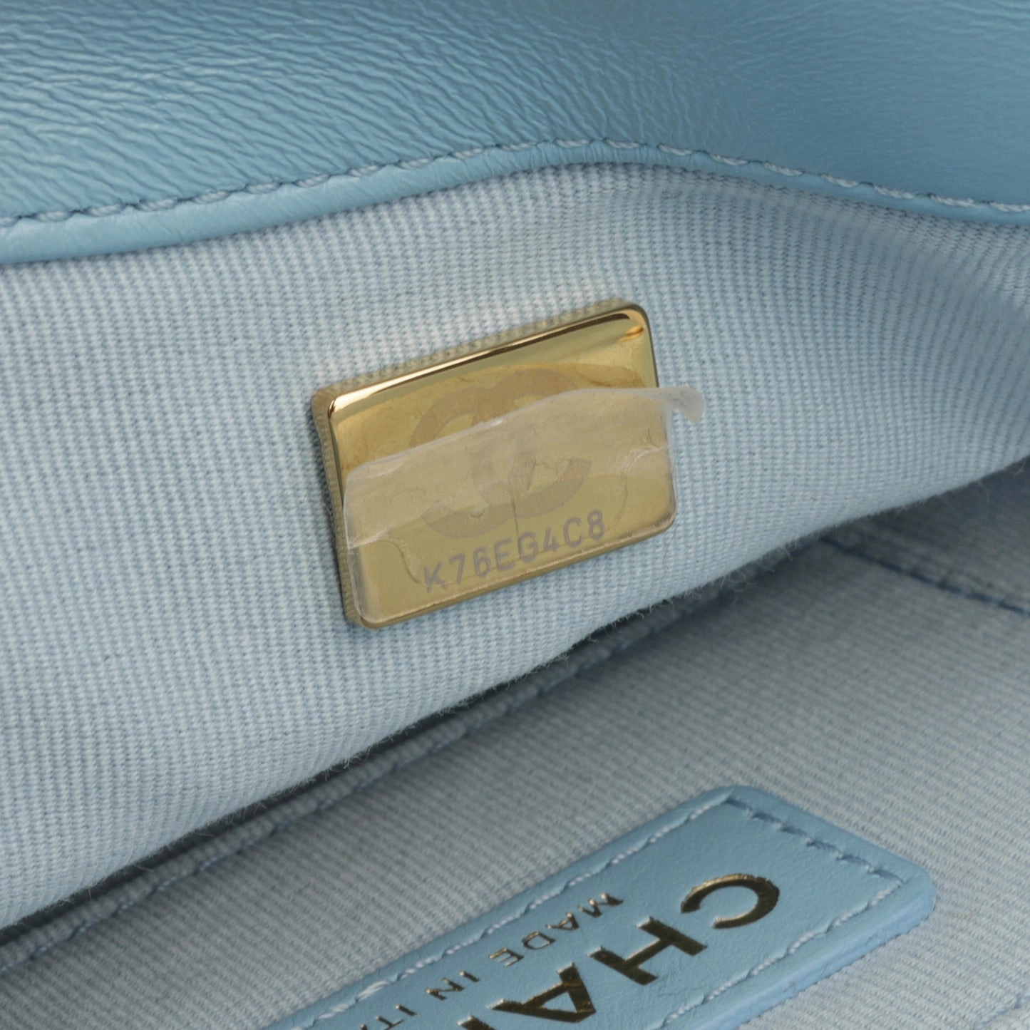 Chanel - Candy Chain Flap - Blue Lambskin GHW - Plaque Series - 2022