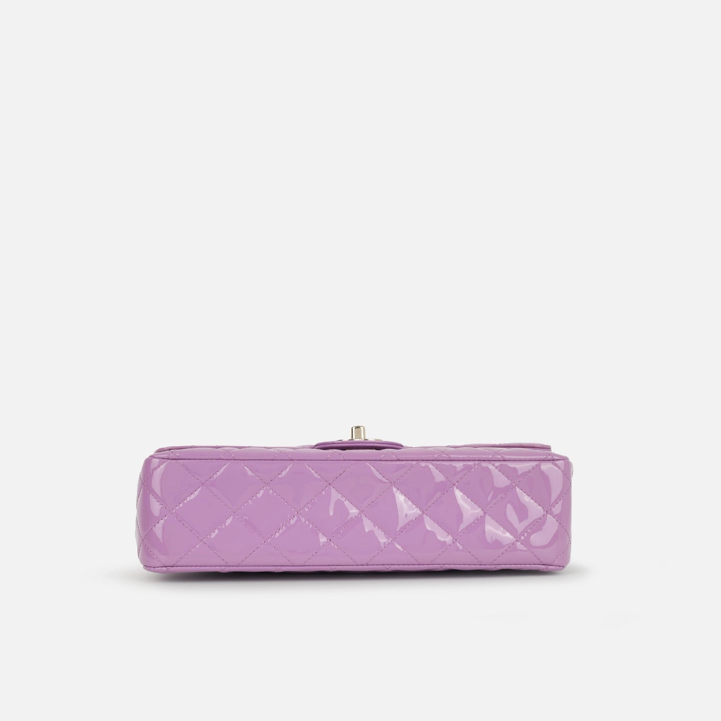 Chanel - Classic Flap Bag - Medium - Purple Patent CGHW - Pre-Loved