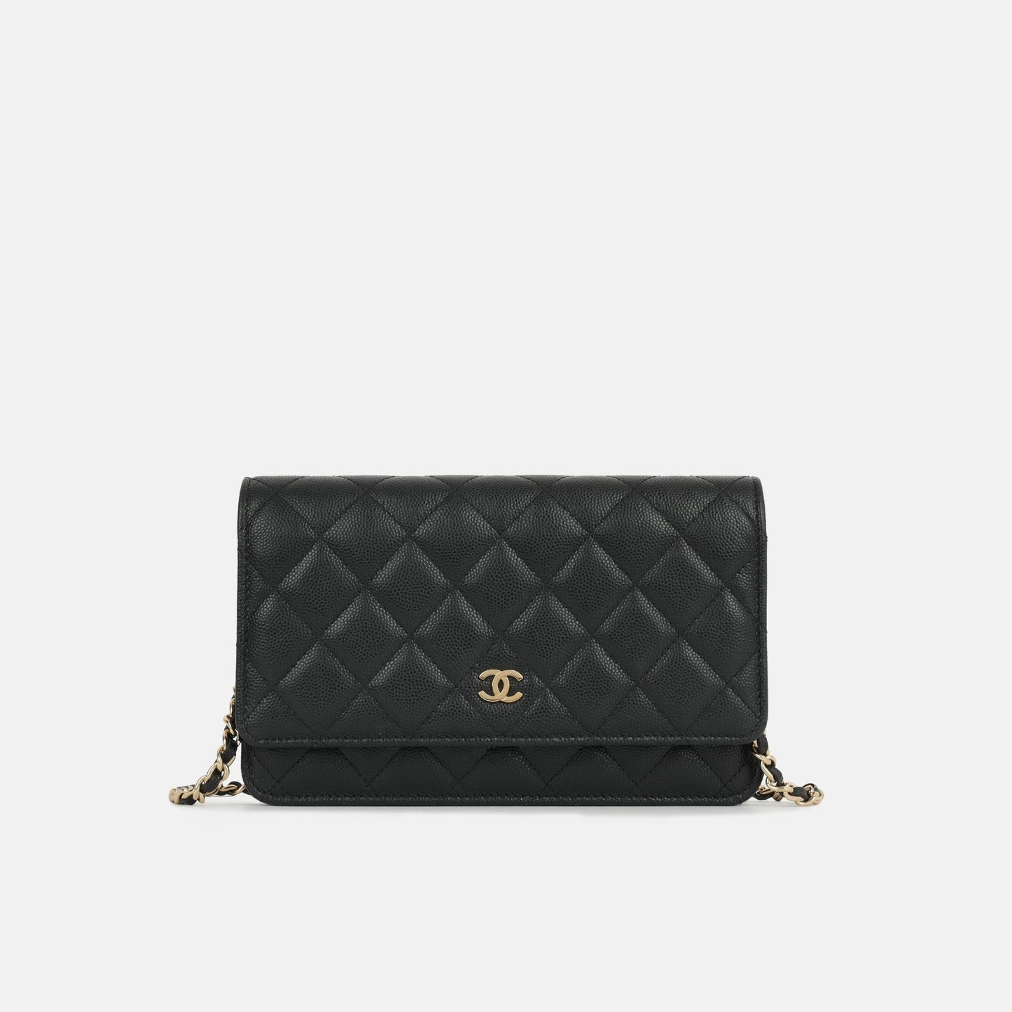 Chanel - Classic Wallet On Chain - Black Caviar GHW - Pristine - 2019
