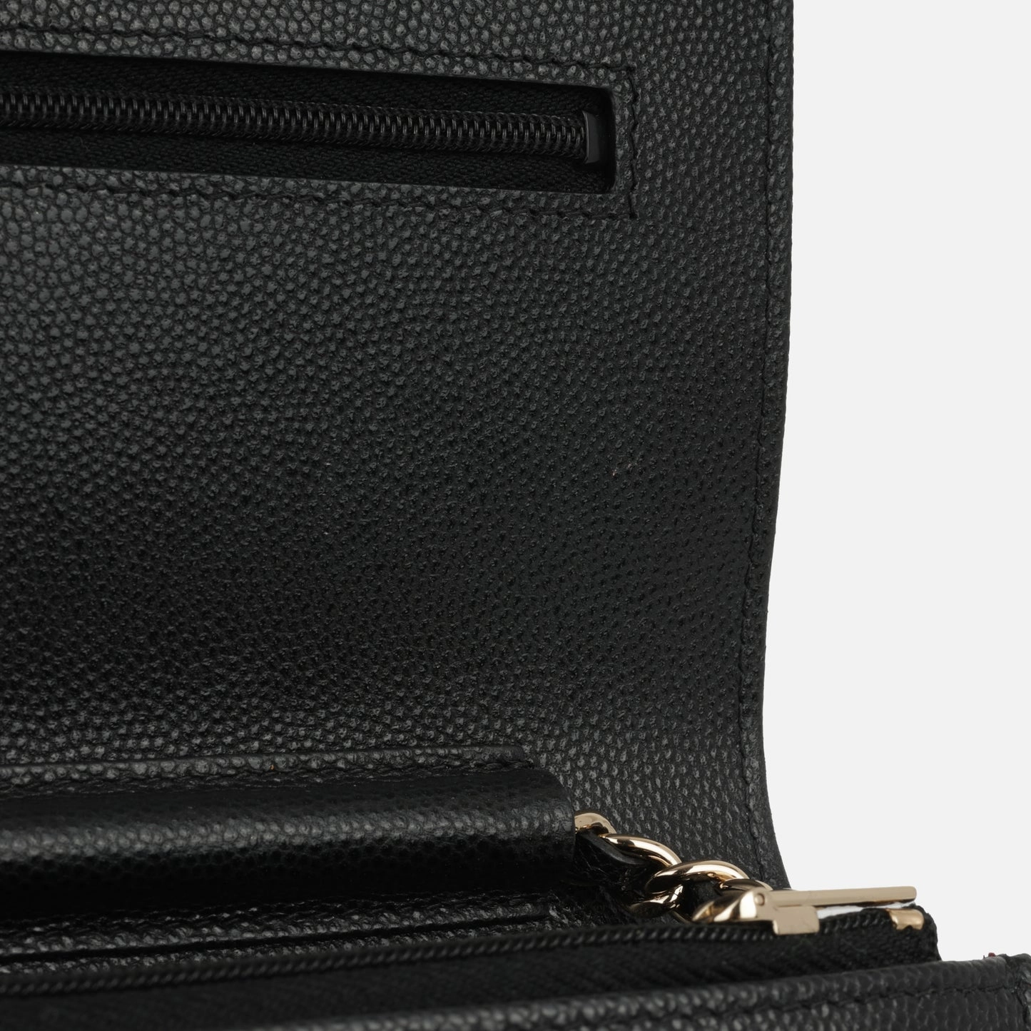 Chanel - Classic Wallet On Chain - Black Caviar GHW - Pristine - 2019