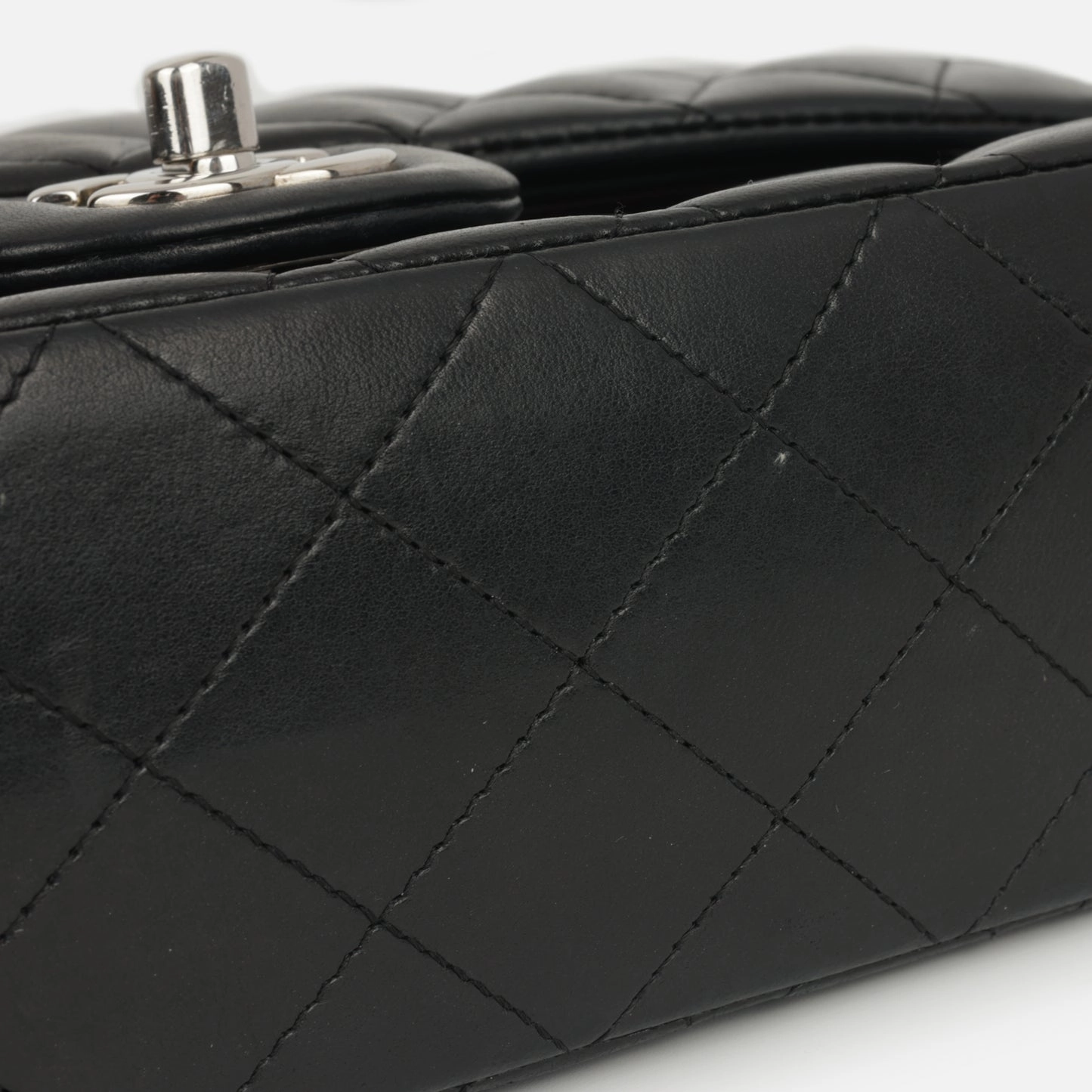Chanel - Medium Classic Flap - Black Lambskin SHW - 2010 - Pre-Loved