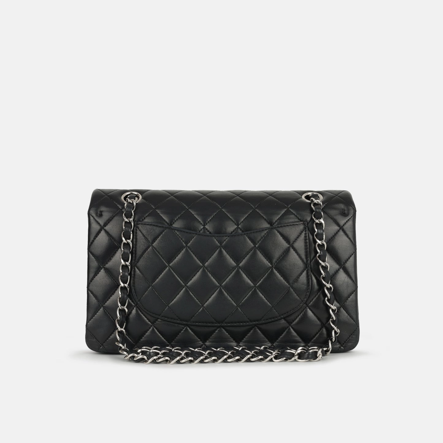 Chanel - Medium Classic Flap - Black Lambskin SHW - 2010 - Pre-Loved