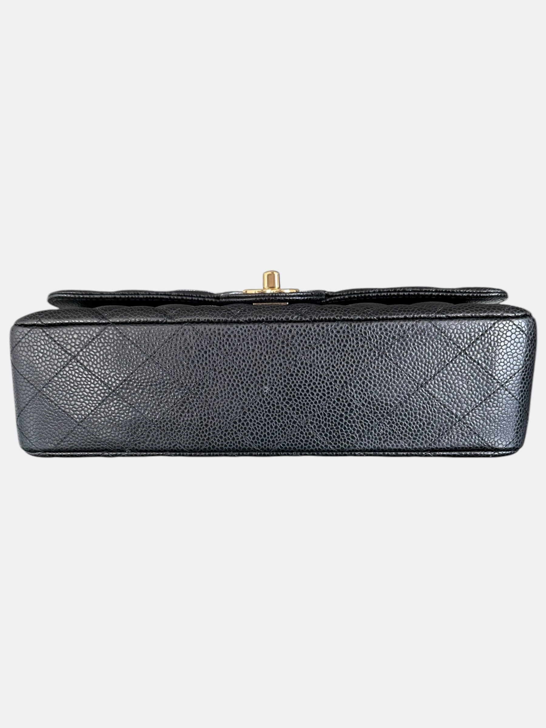 Chanel Black Caviar Quilted Medium Flap Bag