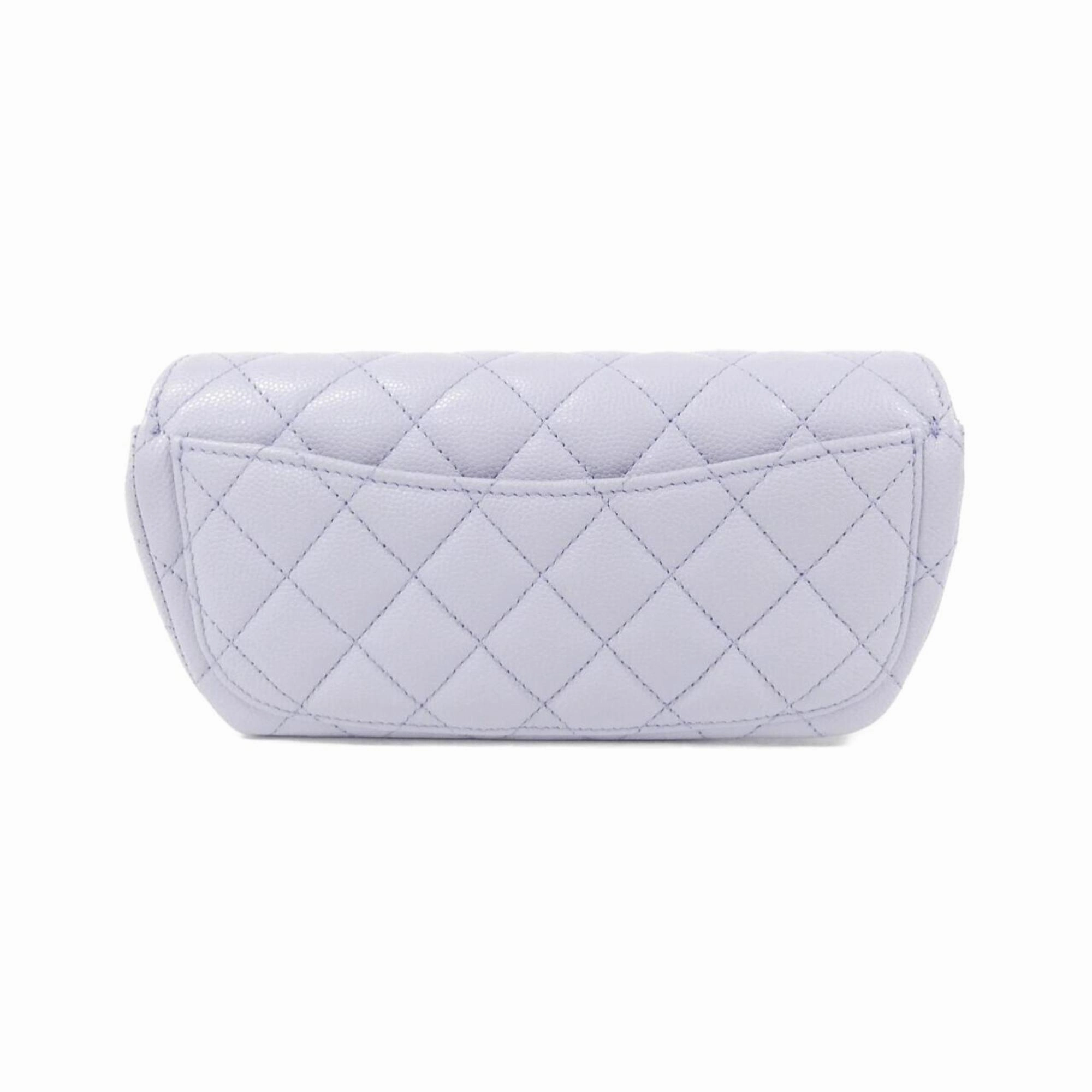 Chanel Caviar Leather Shoulder Bag (Pre-Owned)
