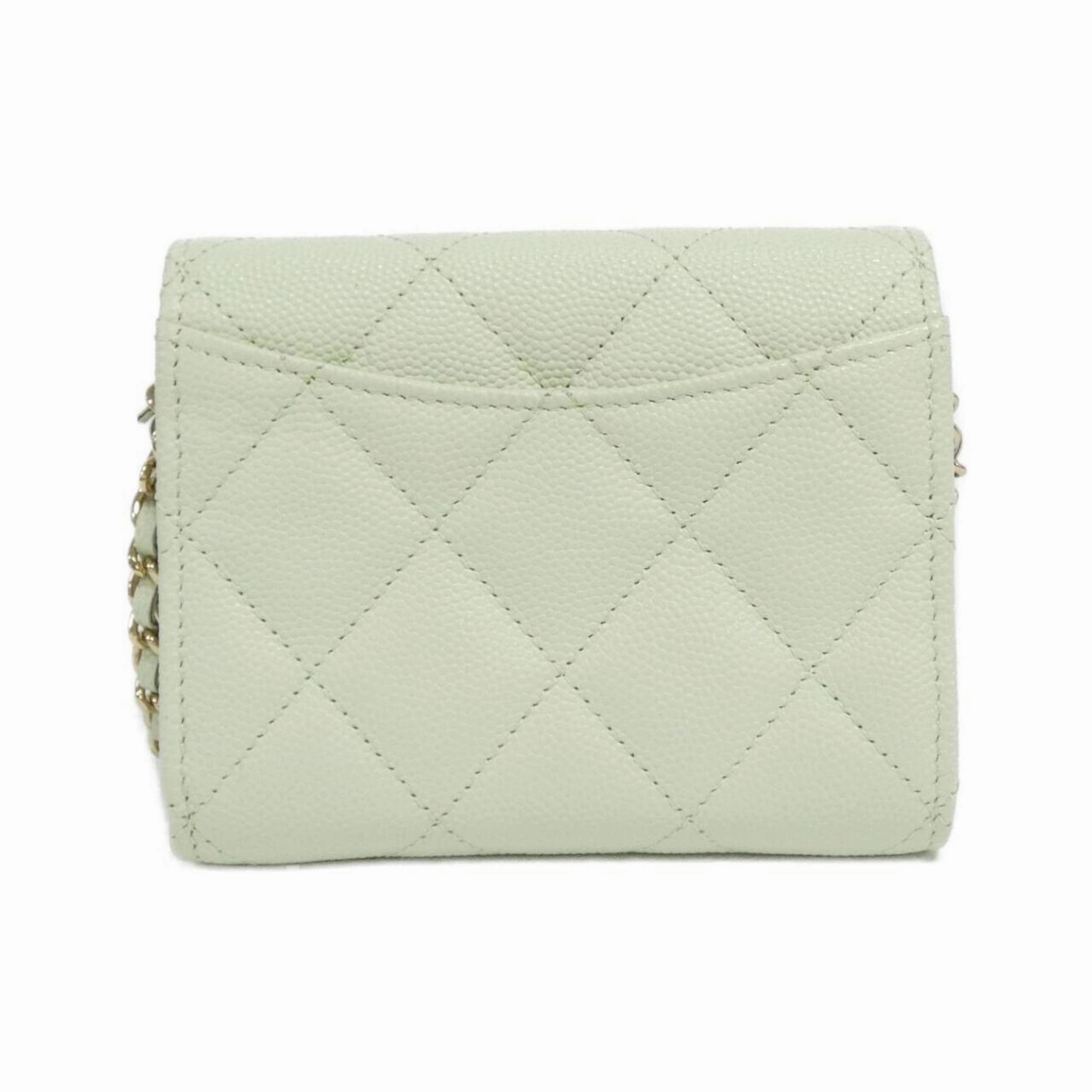 Chanel Caviar Leather Shoulder Bag (Pre-Owned)