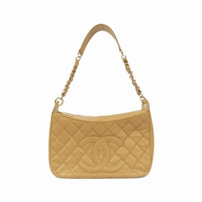 Chanel Caviar Leather Shoulder Bag (Pre-Owned)