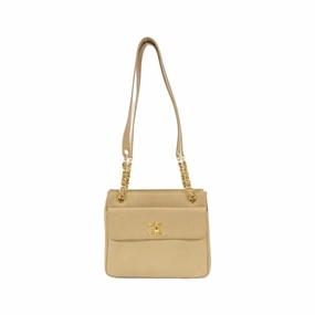 Chanel Caviar Leather Shoulder Bag (Pre-Owned)