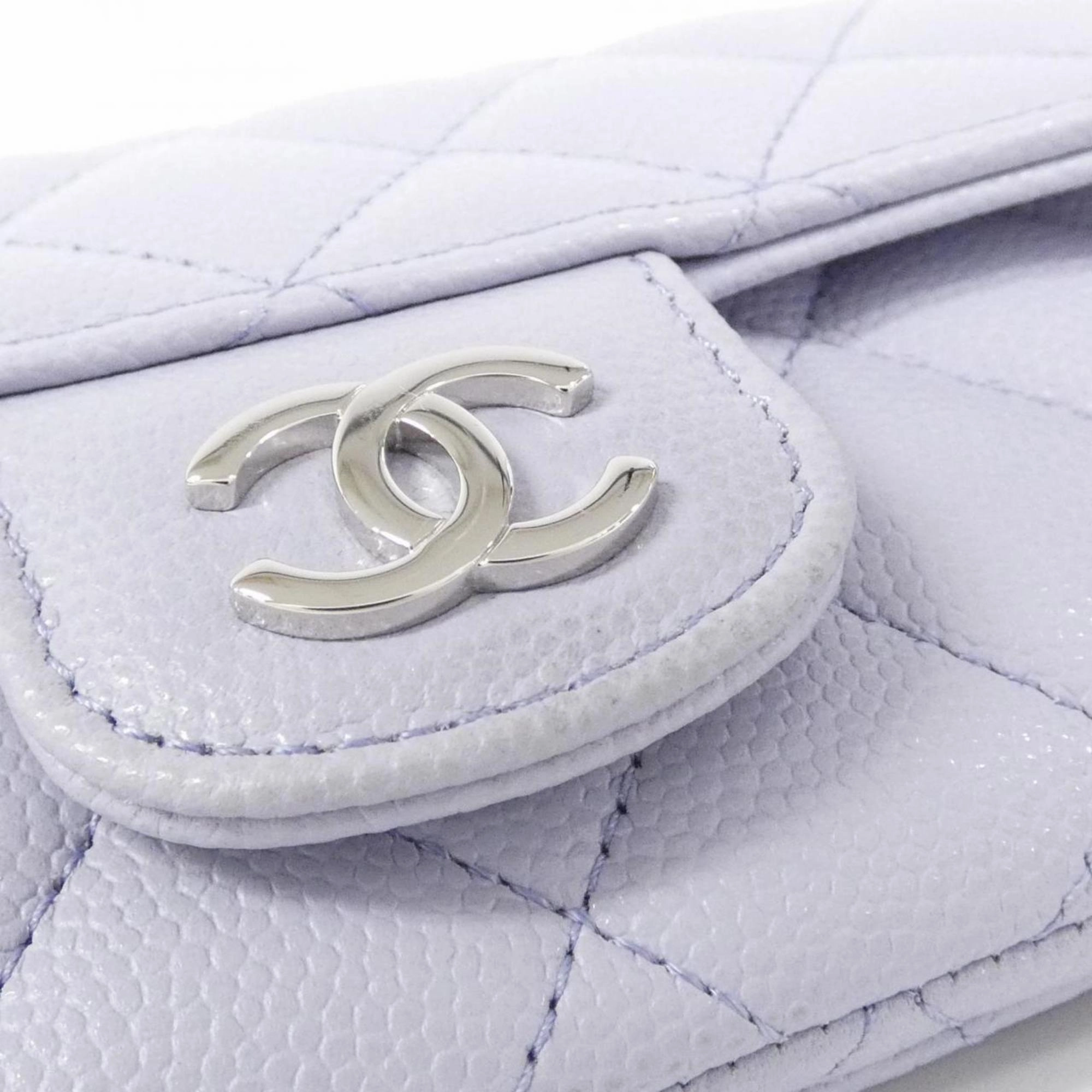Chanel Caviar Leather Shoulder Bag (Pre-Owned)