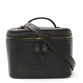 Chanel Caviar Skin Caviar Leather Handbag Pouch Shoulder Bag Vanity Bag (Pre-Owned)