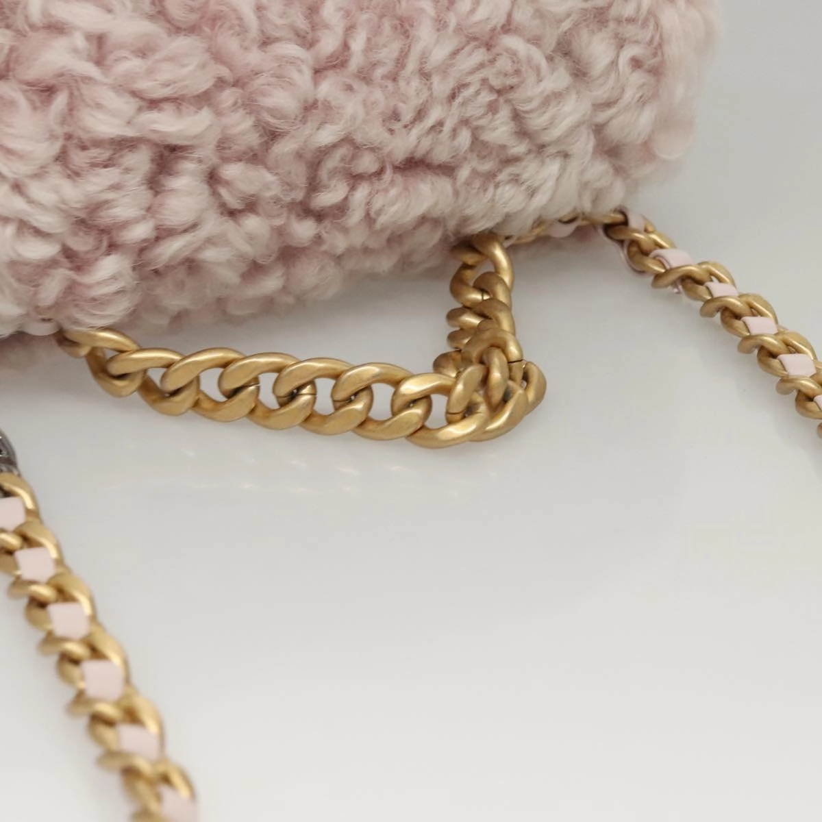 Chanel Chanel 19 Fur Shoulder Bag (Pre-Owned)