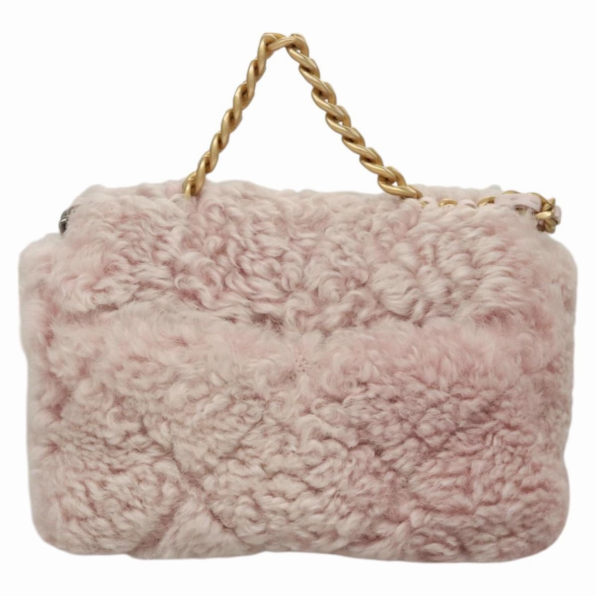 Chanel Chanel 19 Fur Shoulder Bag (Pre-Owned)