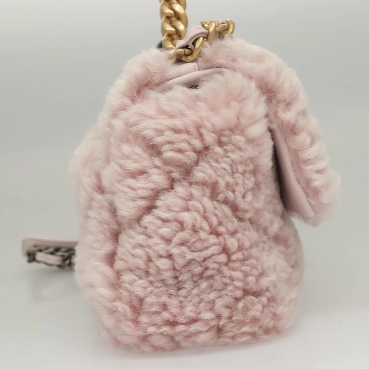 Chanel Chanel 19 Fur Shoulder Bag (Pre-Owned)
