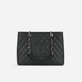 Chanel Chanel - Grand Shopping Tote - Black Caviar SHW - 2012 - Pre-Loved