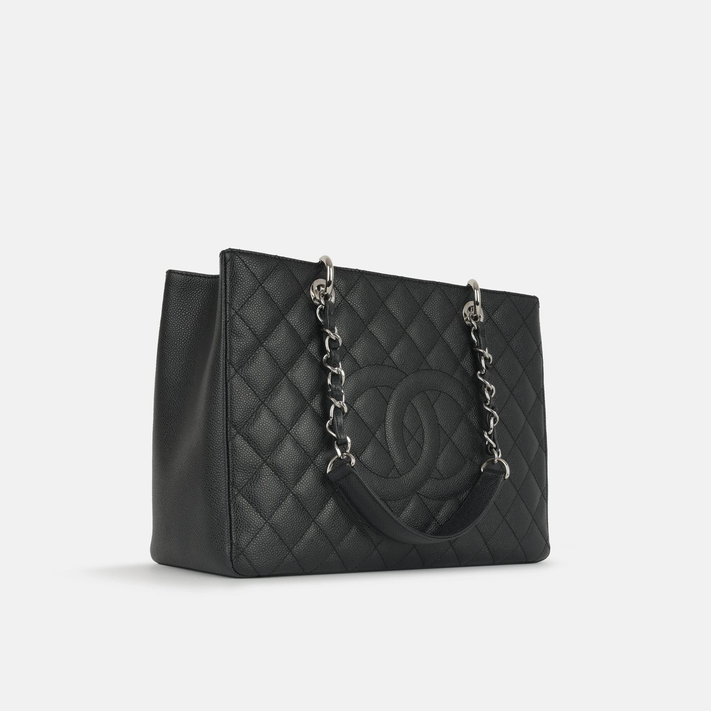 Chanel Chanel - Grand Shopping Tote - Black Caviar SHW - 2012 - Pre-Loved