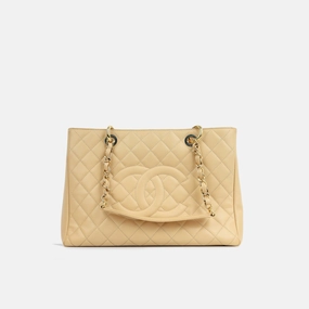 Chanel Chanel - GST - Beige Caviar GHW - 2014 - Pre-Loved