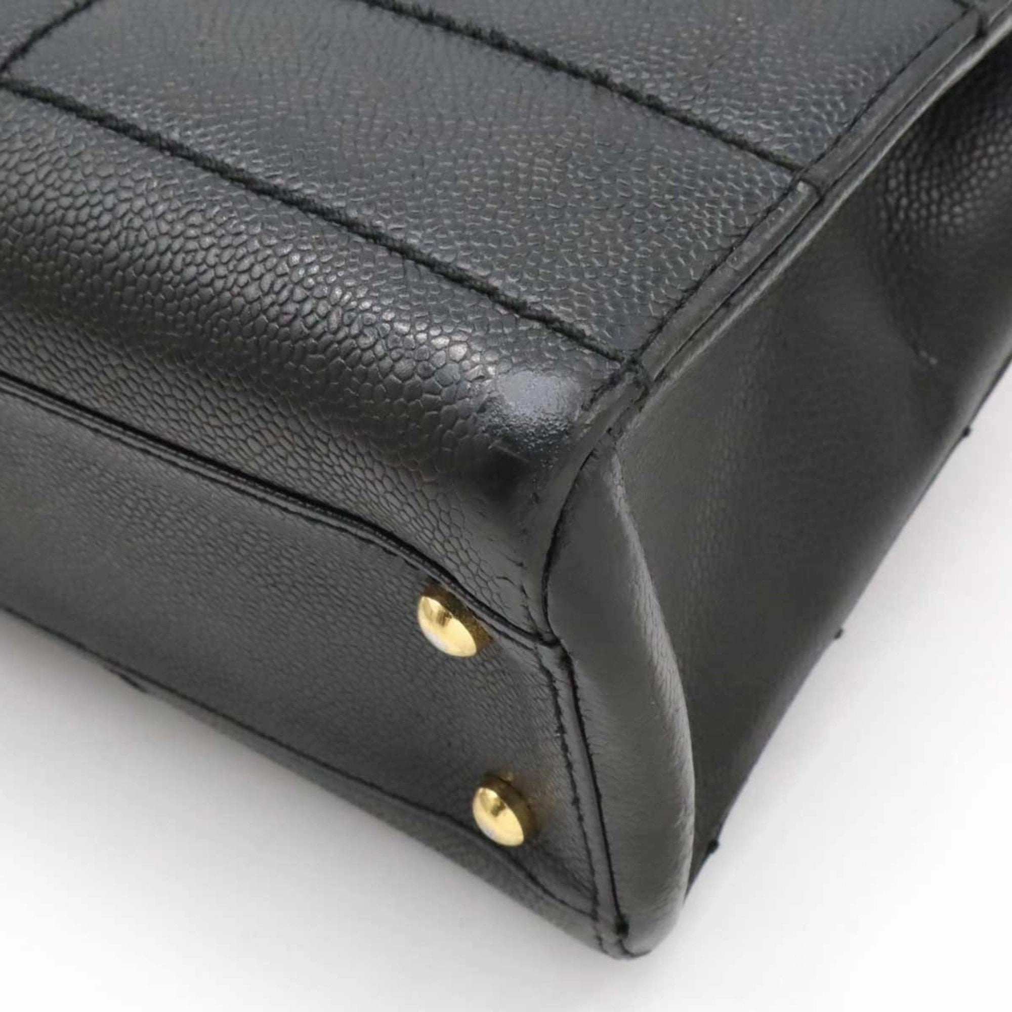 Chanel Chocolate Bar Grained Calfskin Shoulder Bag Tote Bag (Pre-Owned)