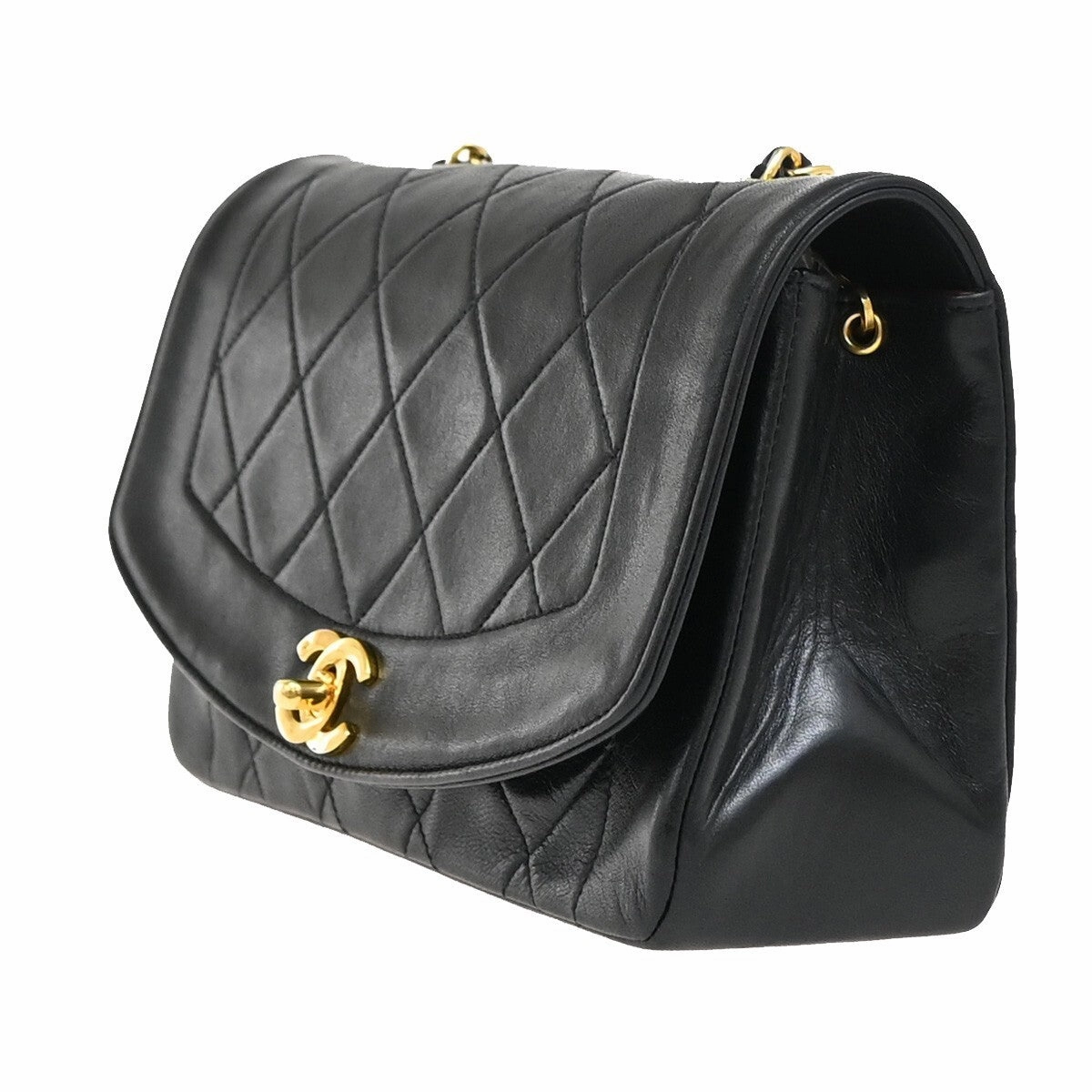 Chanel Diana Leather Shoulder Bag (Pre-Owned)