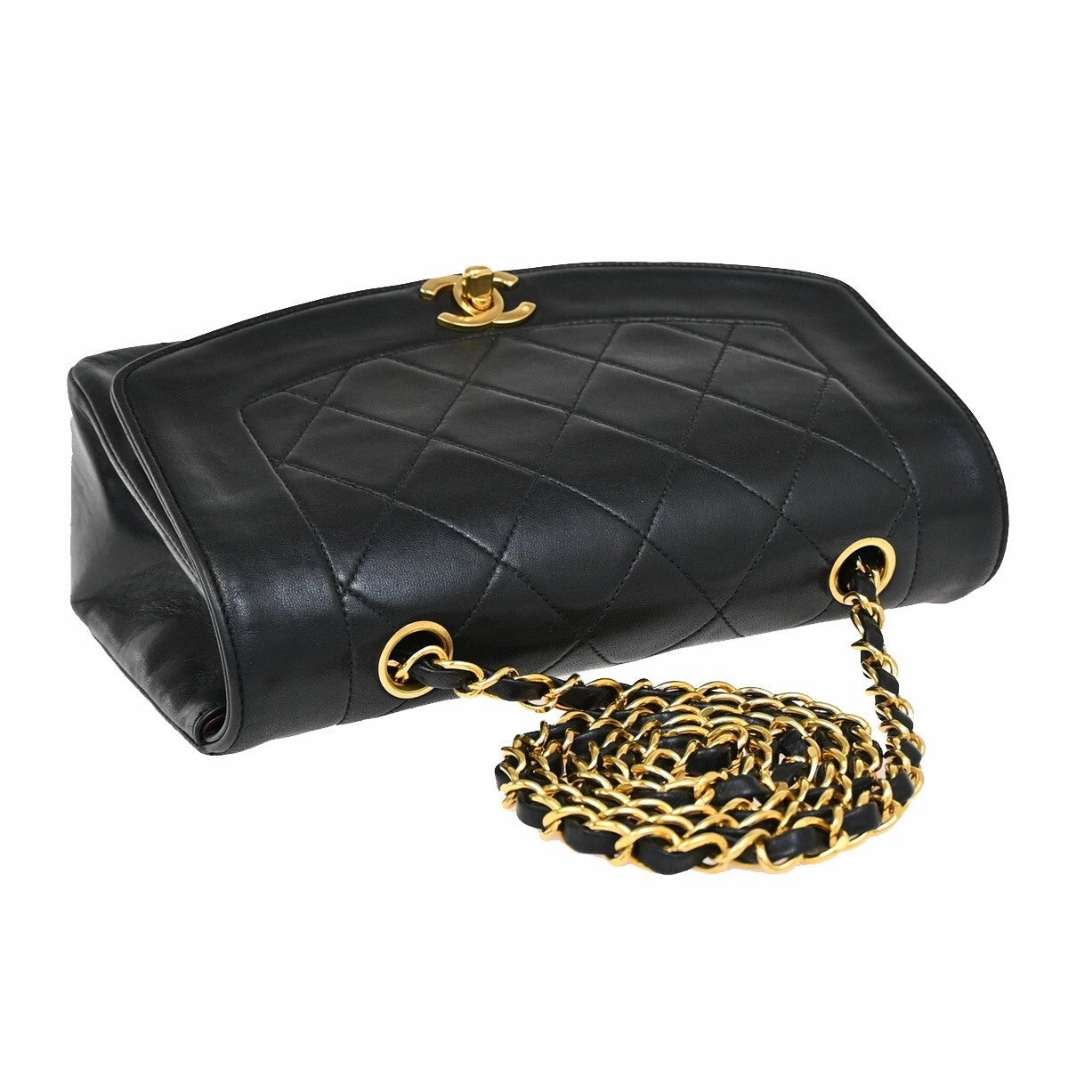 Chanel Diana Leather Shoulder Bag (Pre-Owned)