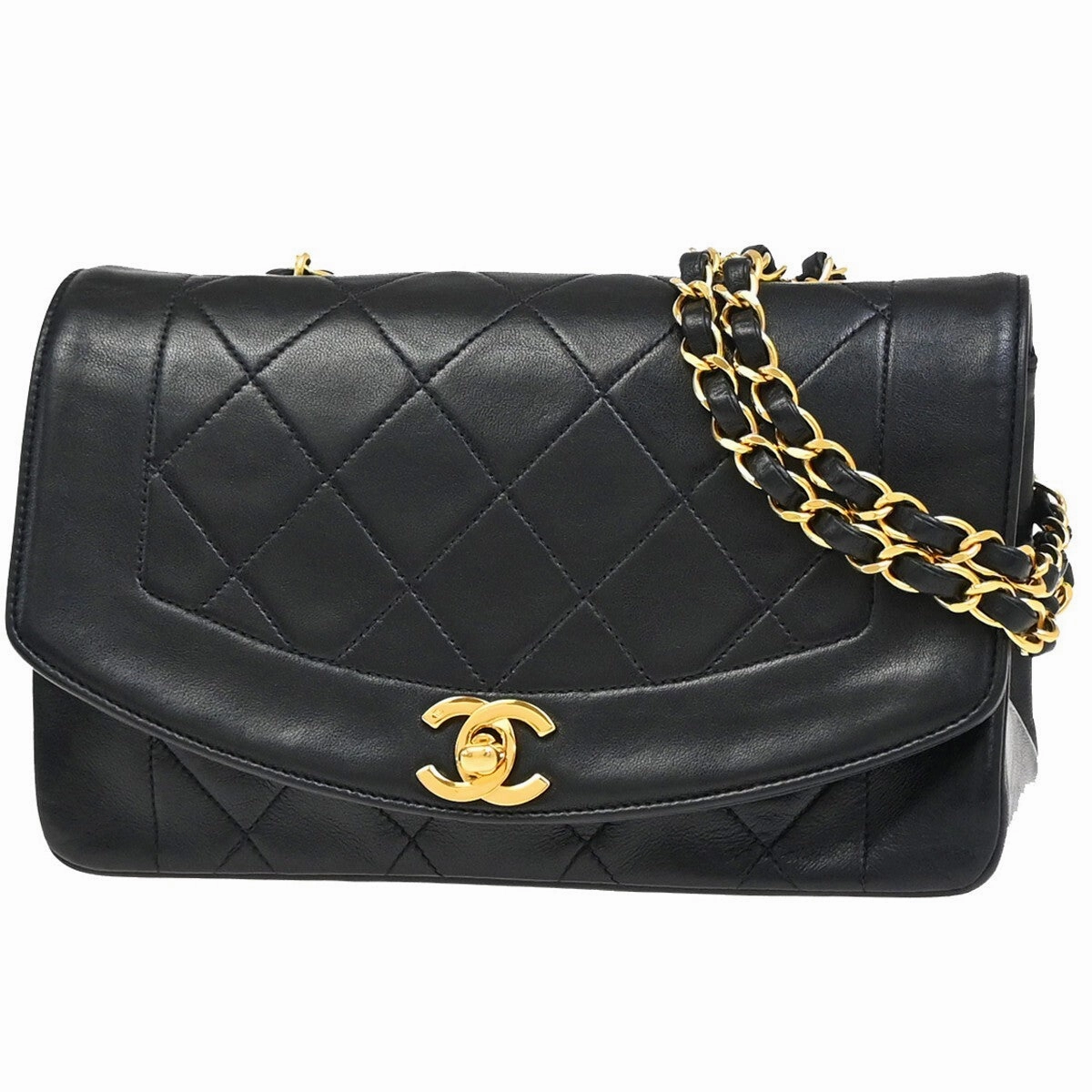 Chanel Diana Leather Shoulder Bag (Pre-Owned)