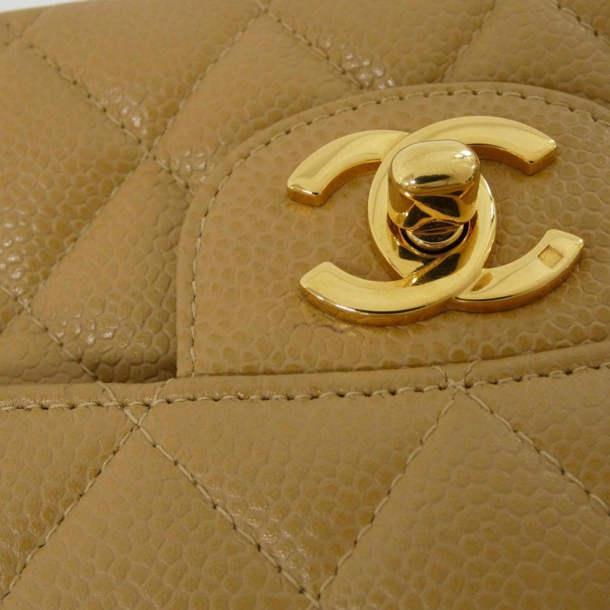 Chanel Grained Calfskin Shoulder Bag (Pre-Owned)