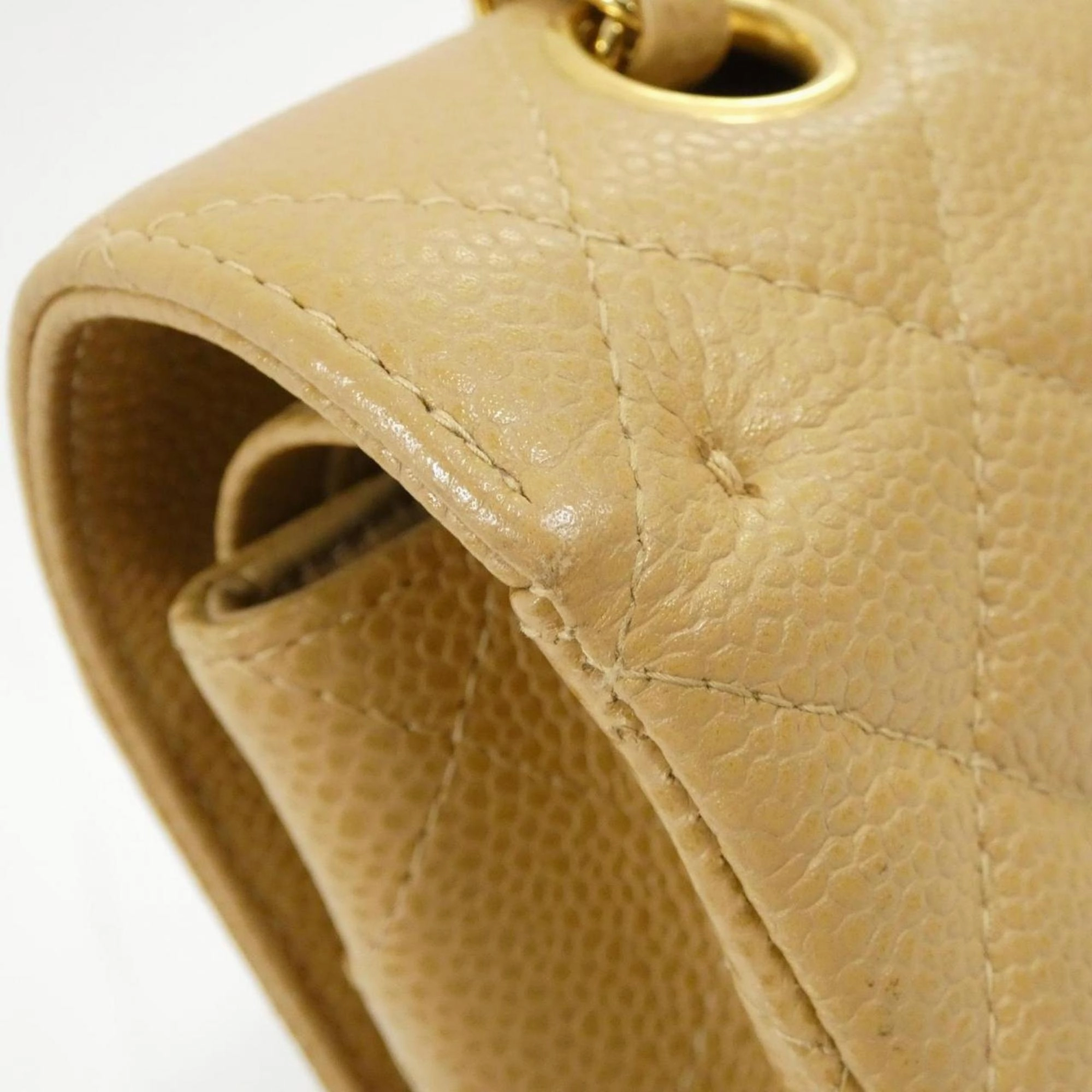 Chanel Grained Calfskin Shoulder Bag (Pre-Owned)