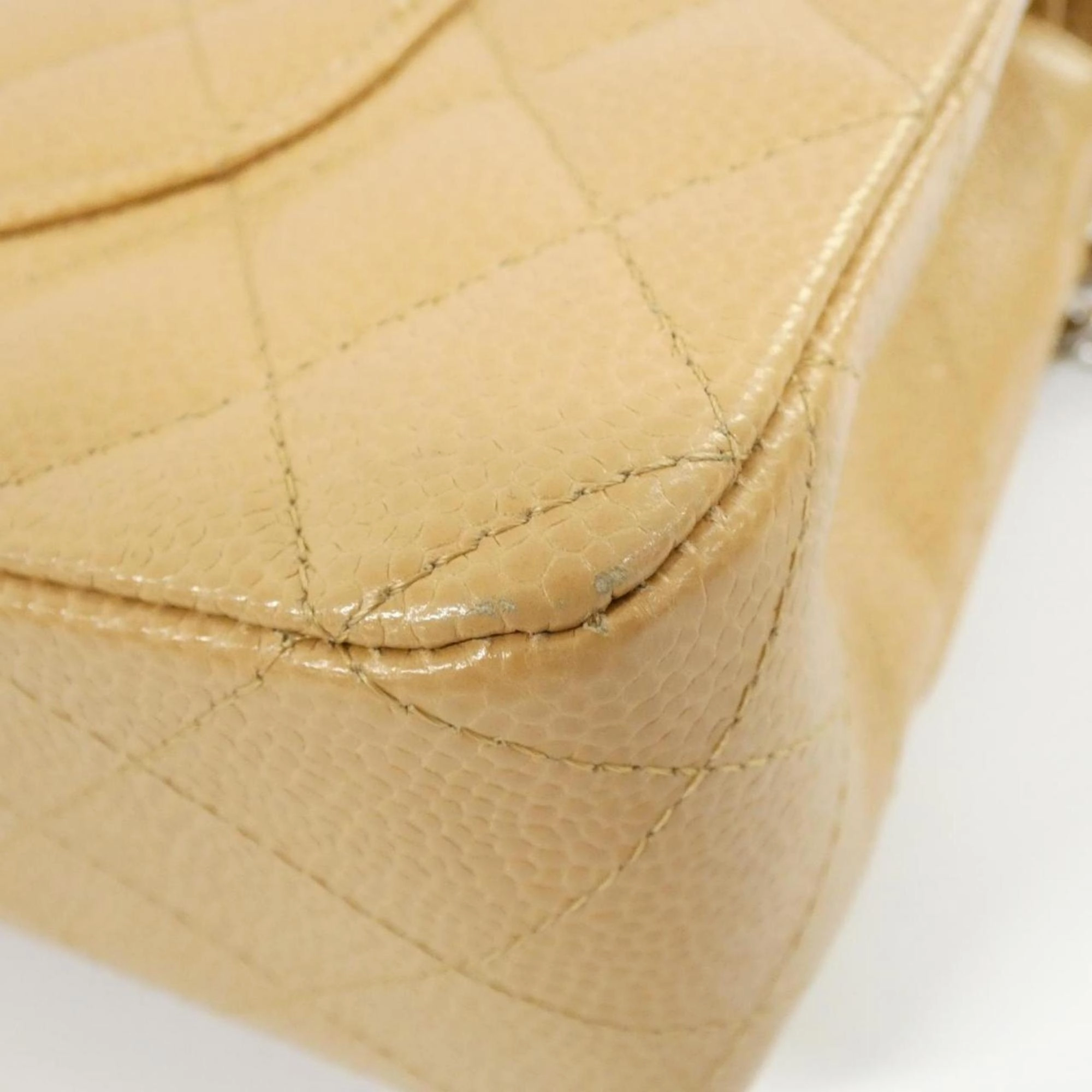 Chanel Grained Calfskin Shoulder Bag (Pre-Owned)