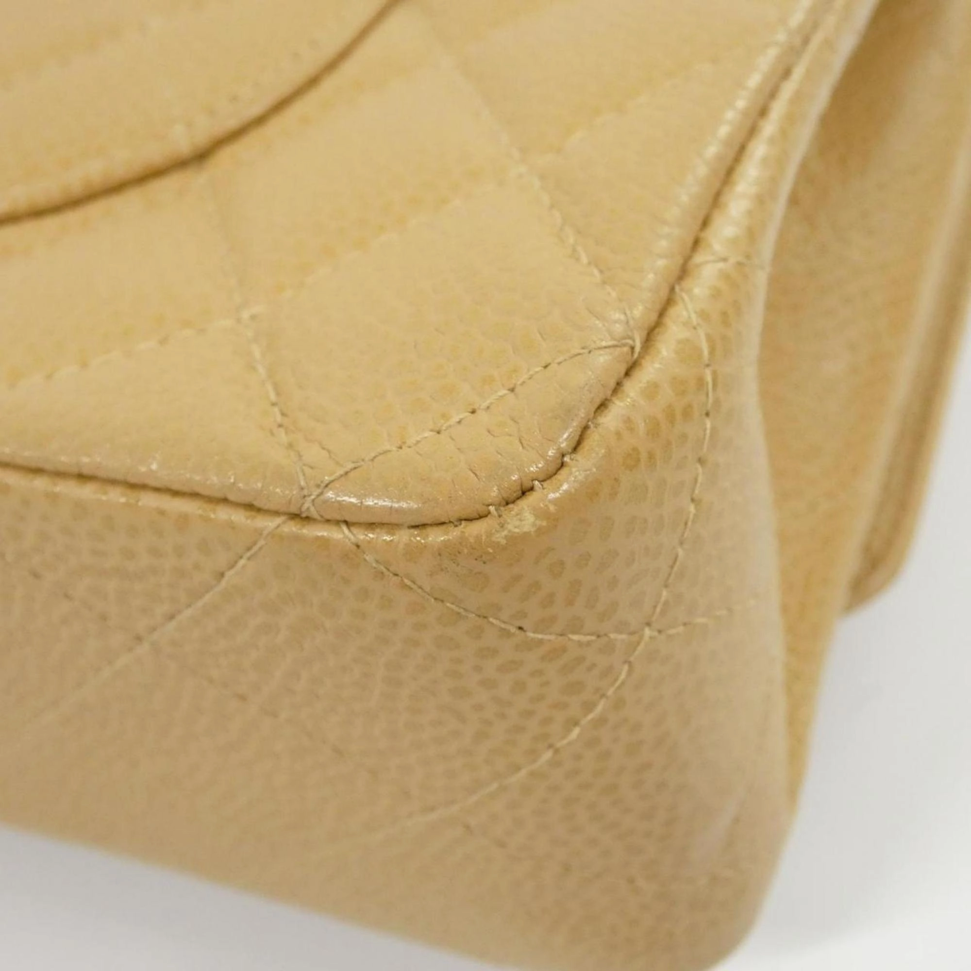 Chanel Grained Calfskin Shoulder Bag (Pre-Owned)