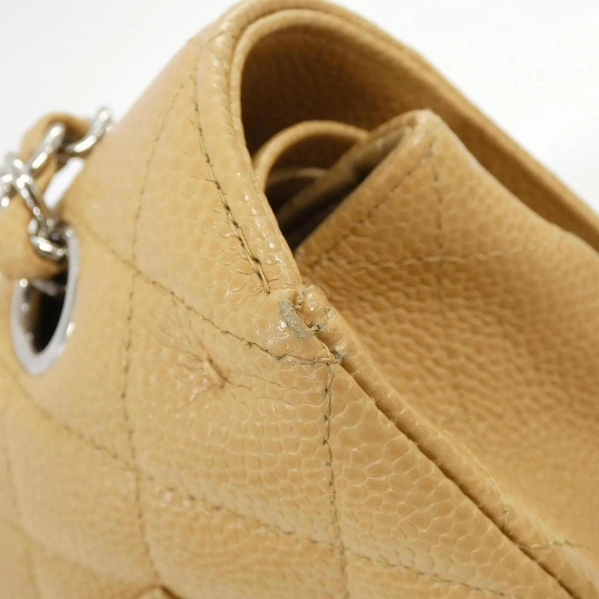 Chanel Grained Calfskin Shoulder Bag (Pre-Owned)
