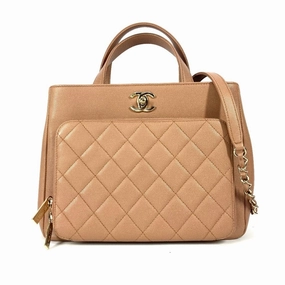 Chanel Grained Calfskin Shoulder Bag Tote Bag (Pre-Owned)