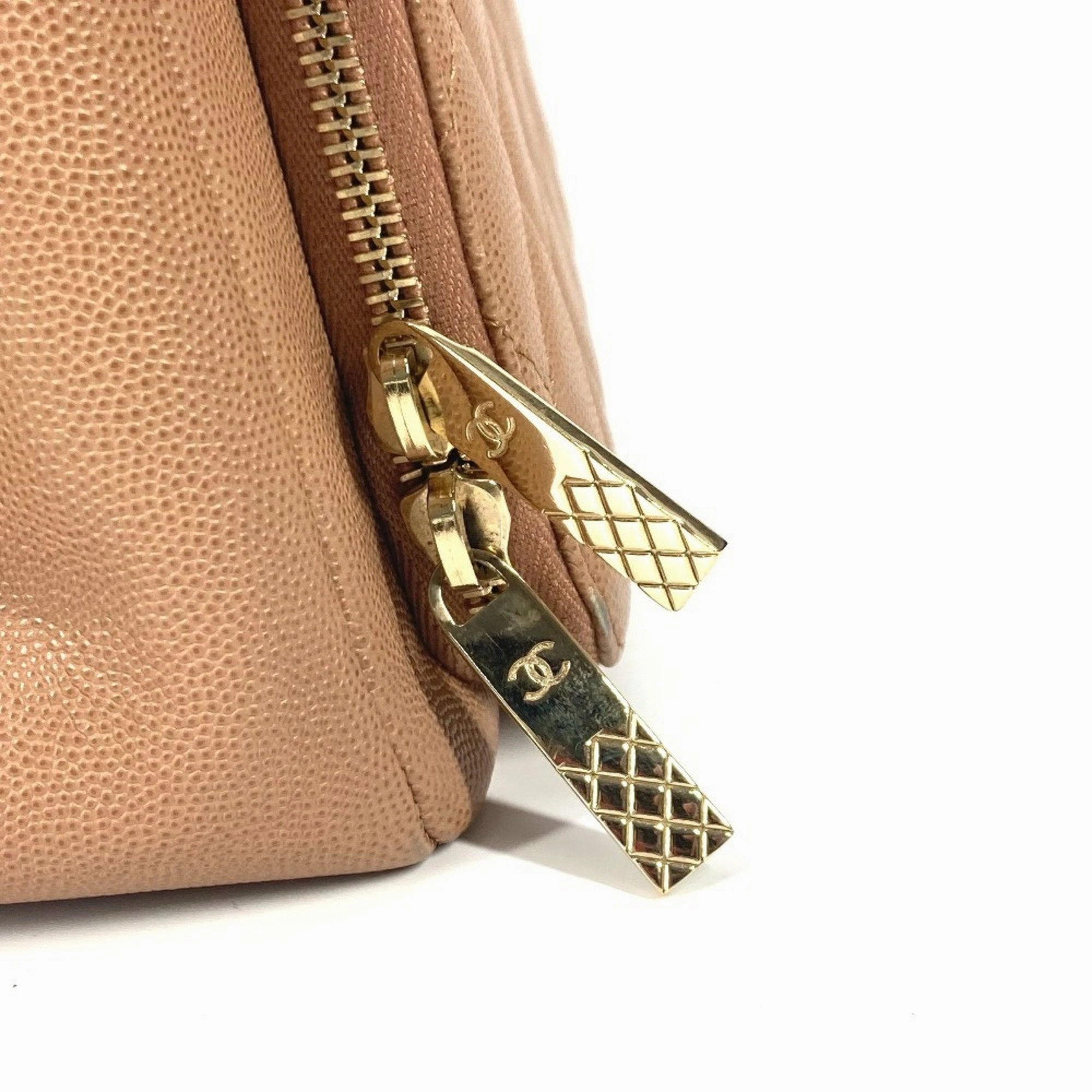 Chanel Grained Calfskin Shoulder Bag Tote Bag (Pre-Owned)