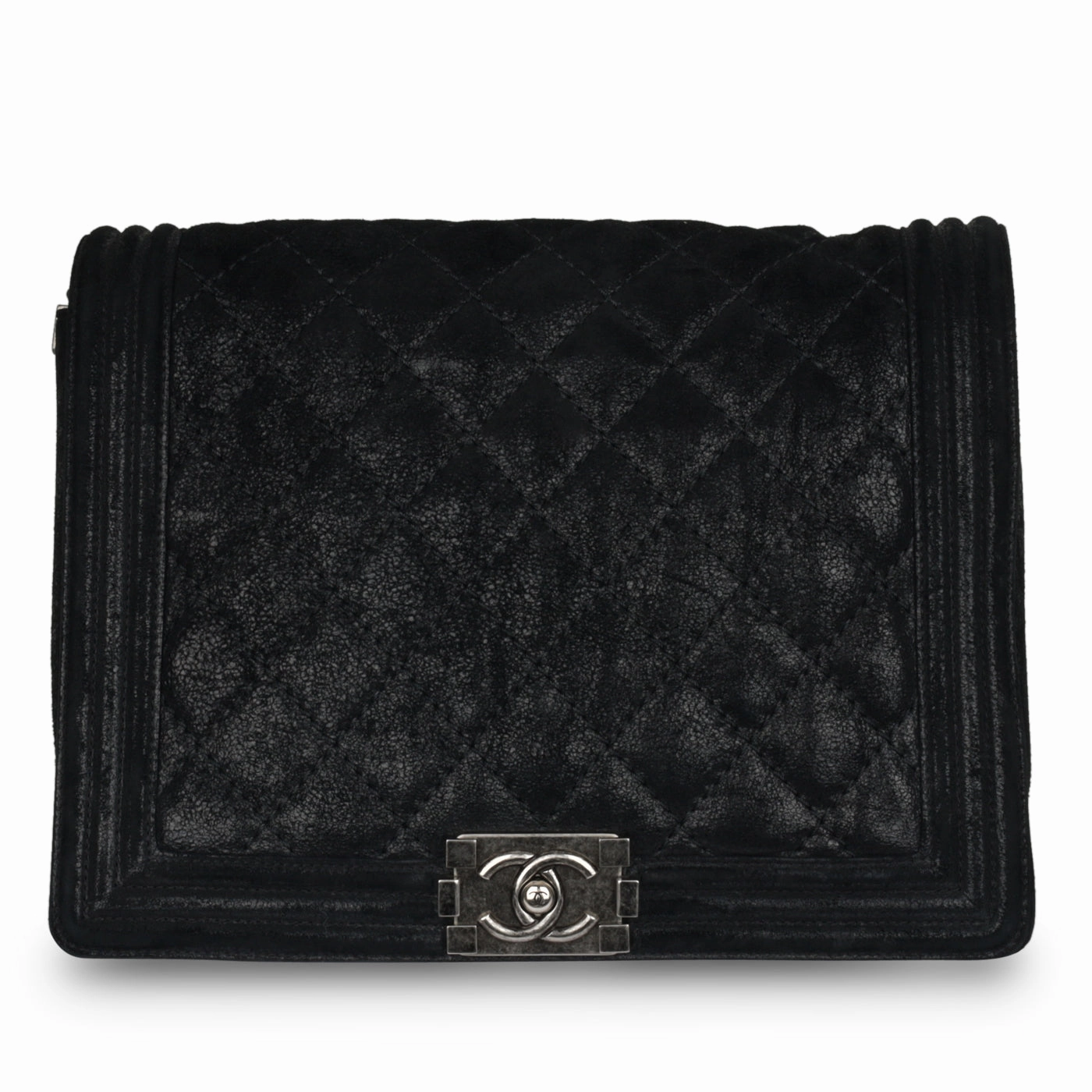 Chanel Large Boy Bag - Suede