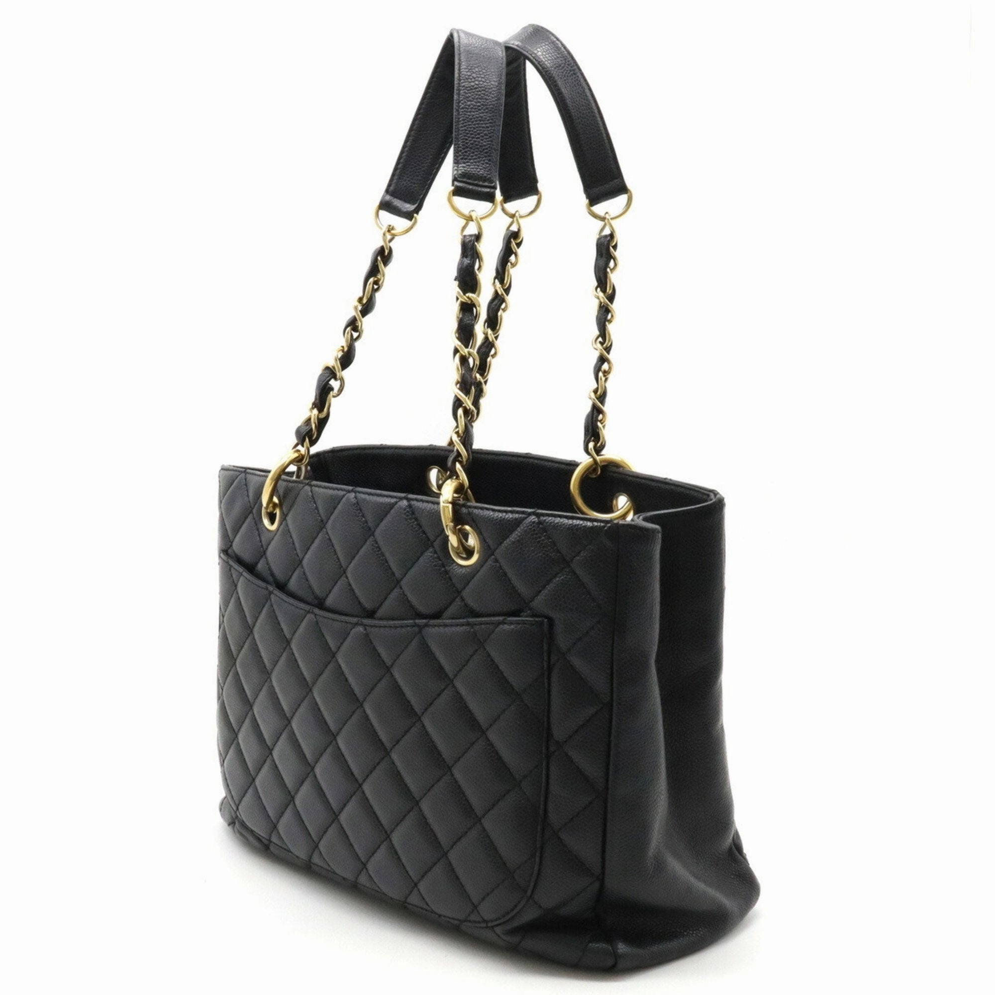 Chanel Matelasse Caviar Leather Shoulder Bag Tote Bag (Pre-Owned)