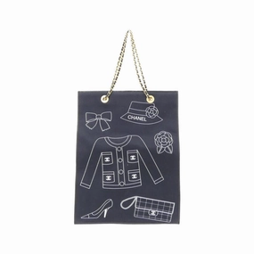 Chanel Navy Canvas Handbag (Pre-Owned)