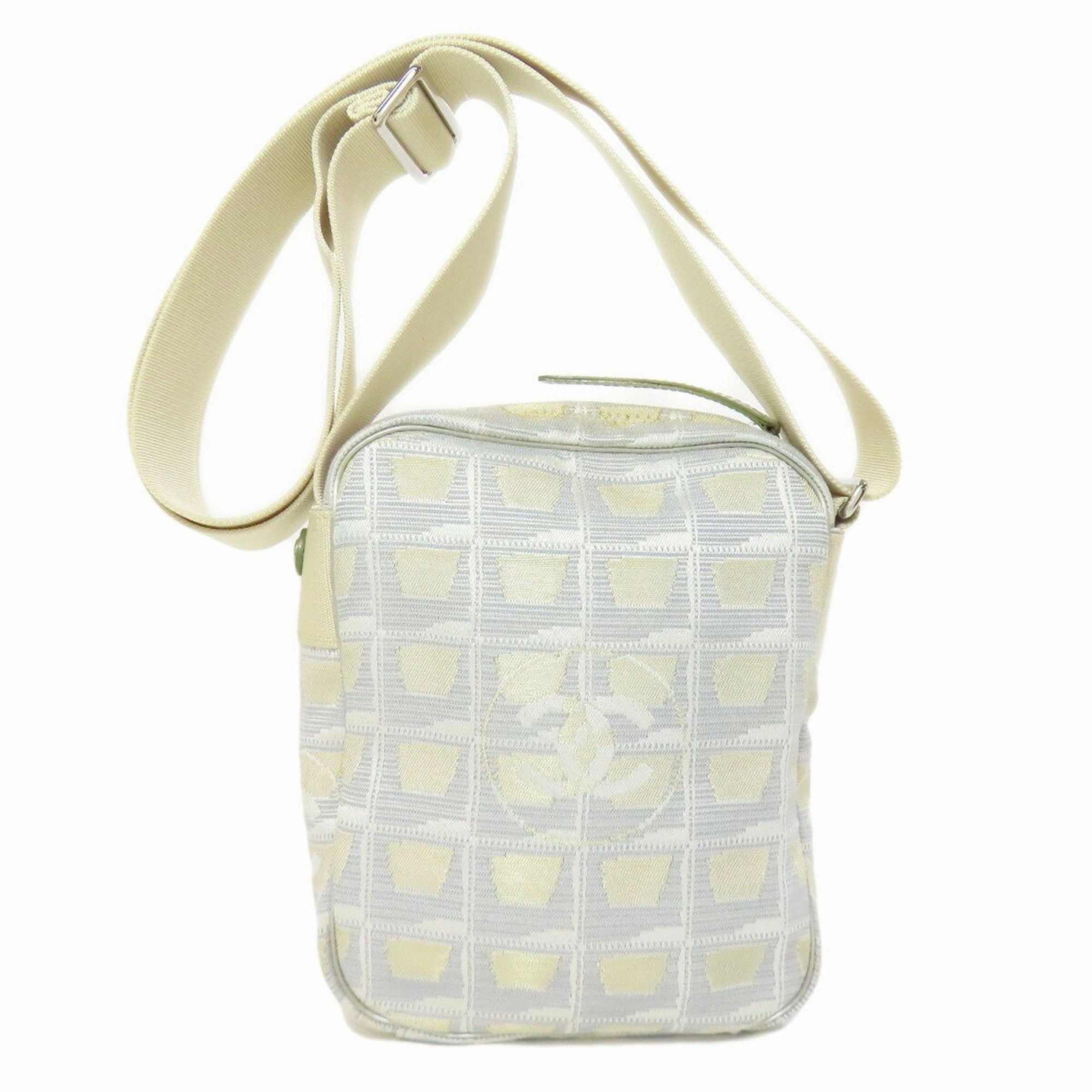 Chanel New Travel Line Nylon Shoulder Bag (Pre-Owned)