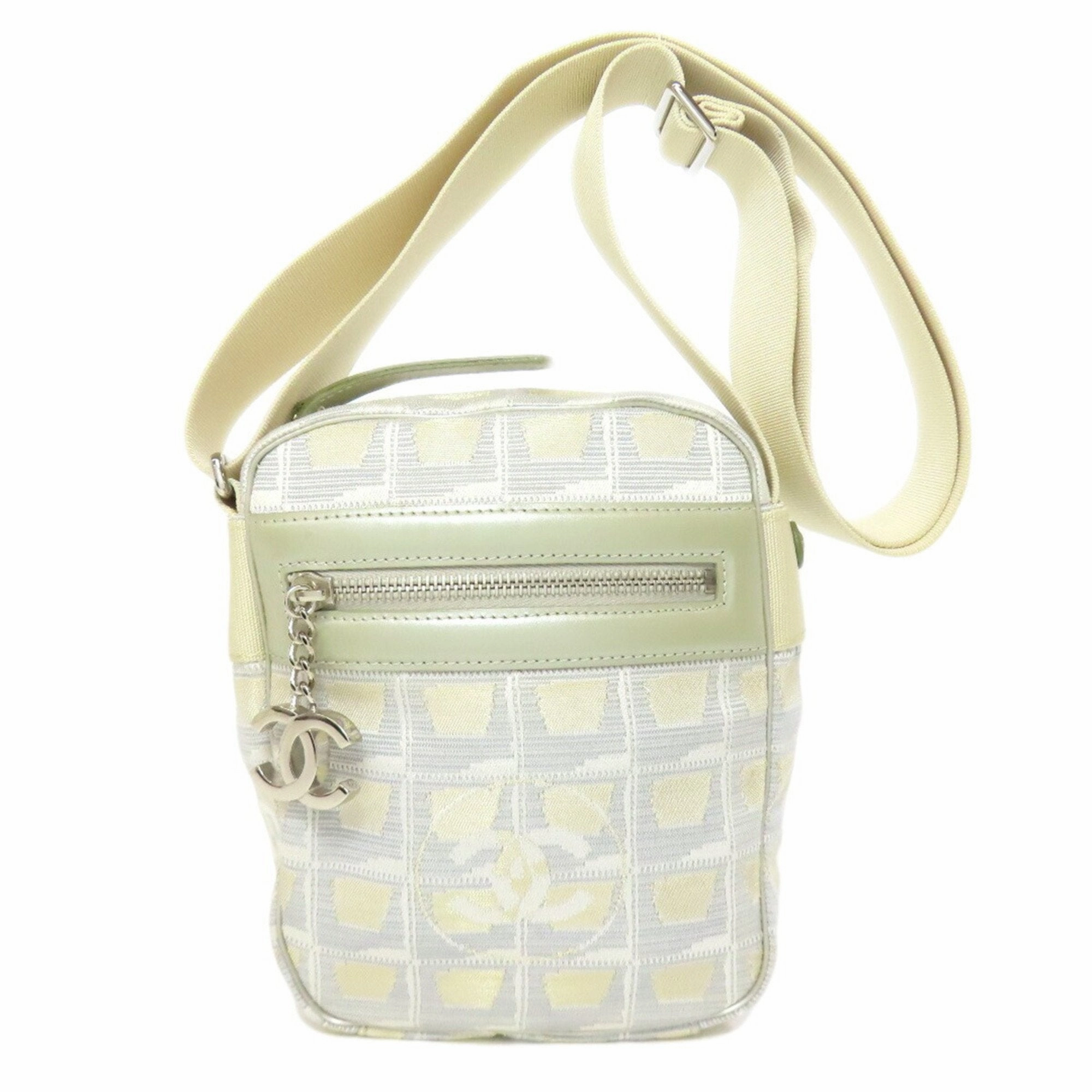 Chanel New Travel Line Nylon Shoulder Bag (Pre-Owned)