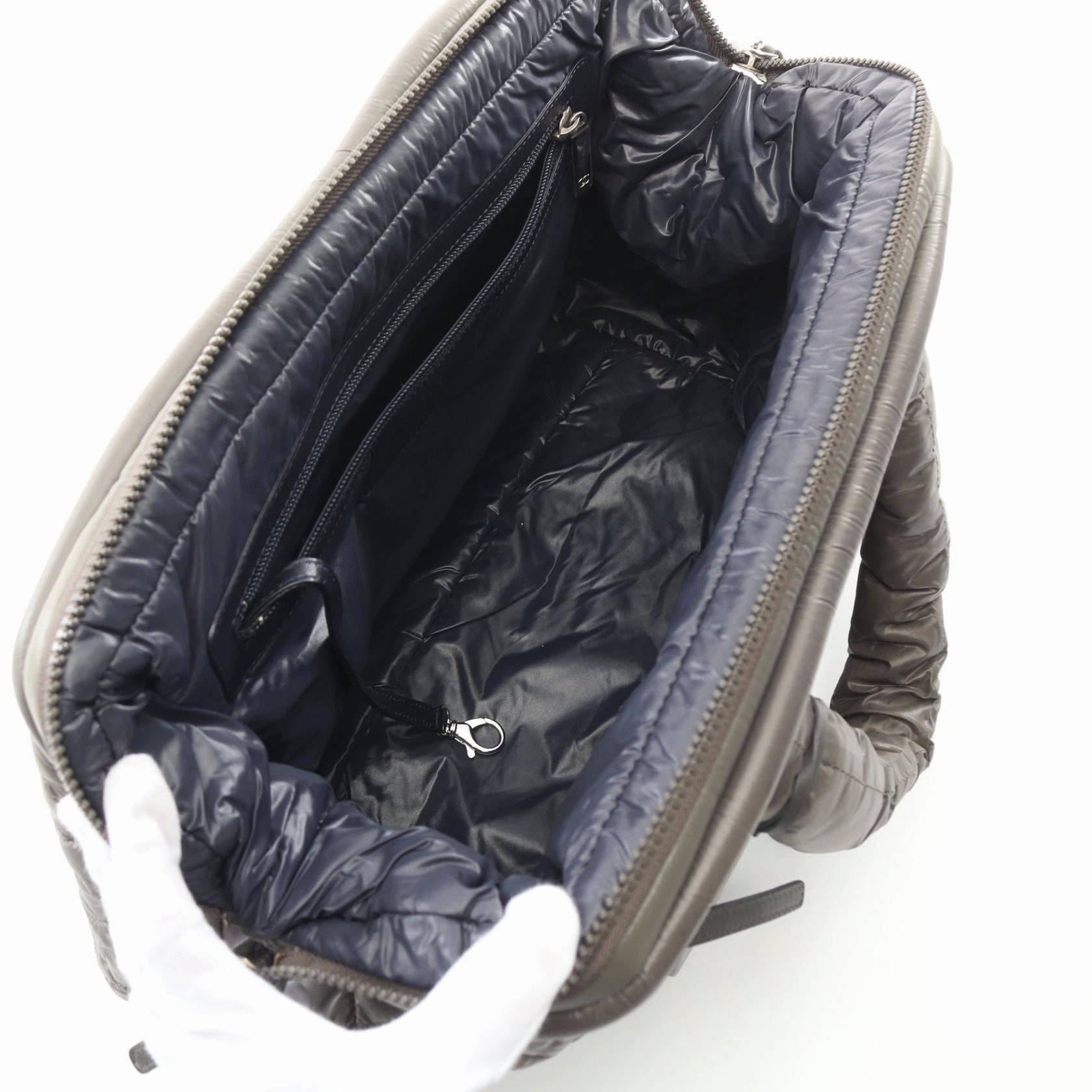 Chanel Nylon Leather Cocoon Handbag