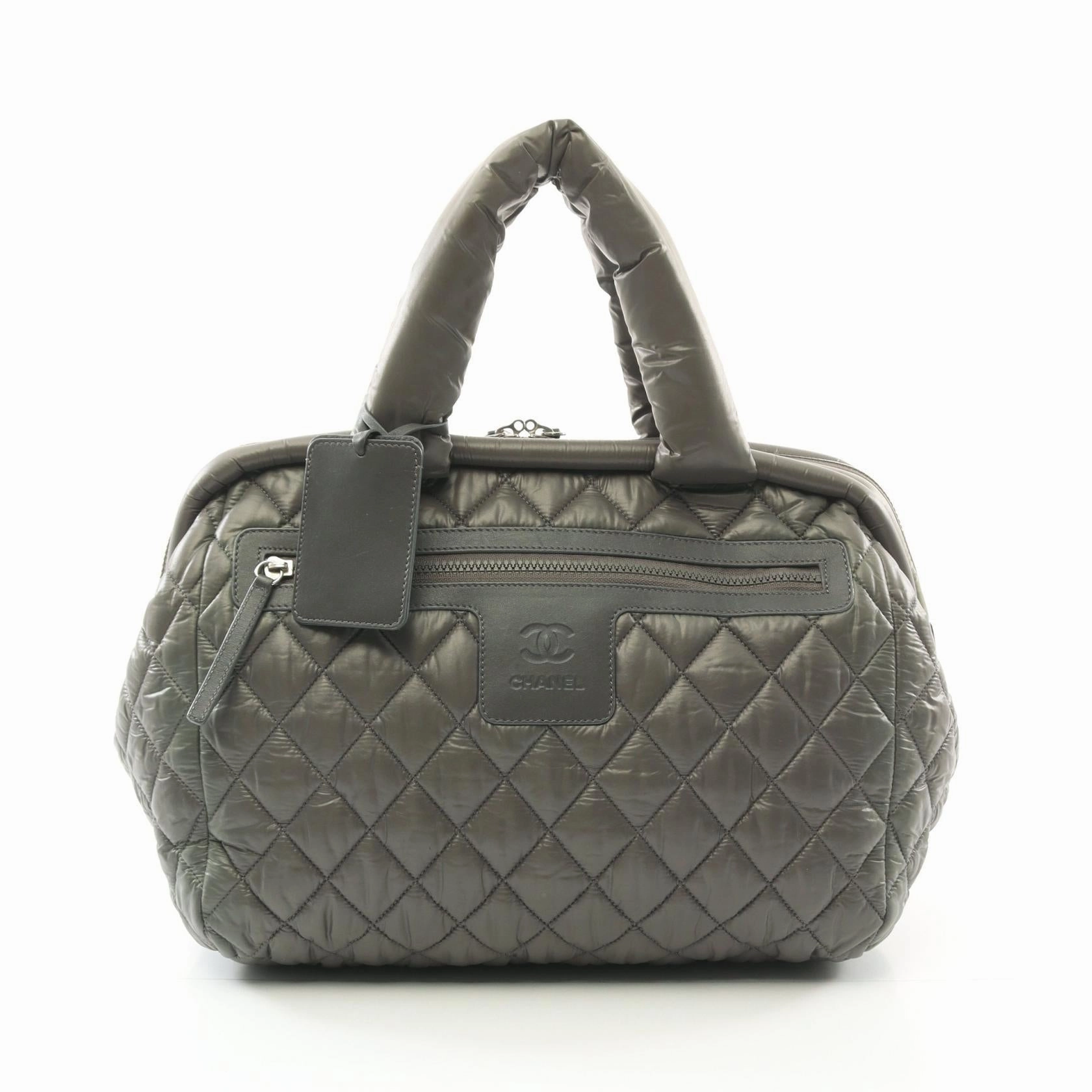 Chanel Nylon Leather Cocoon Handbag
