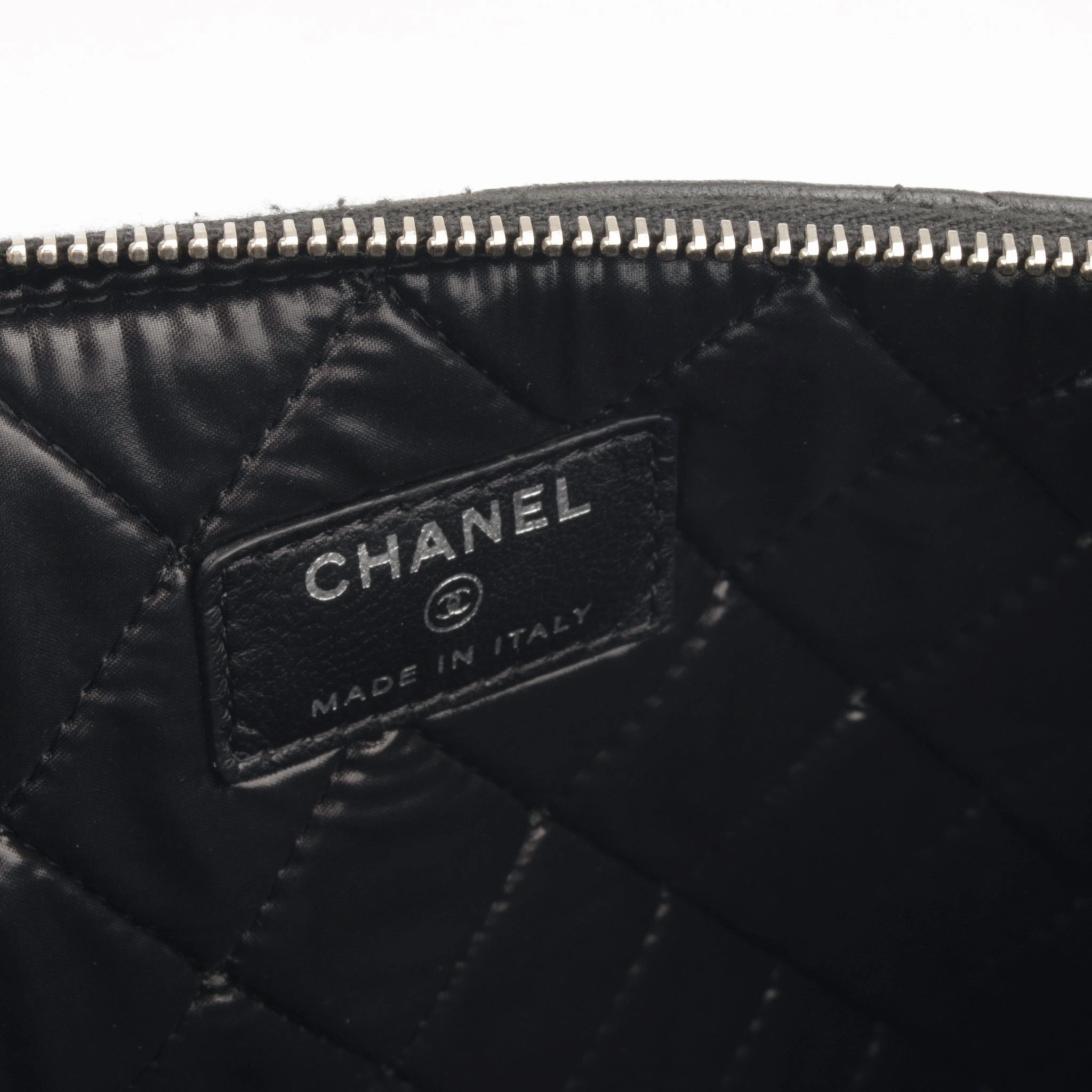 Chanel Quilted Tweed O-case