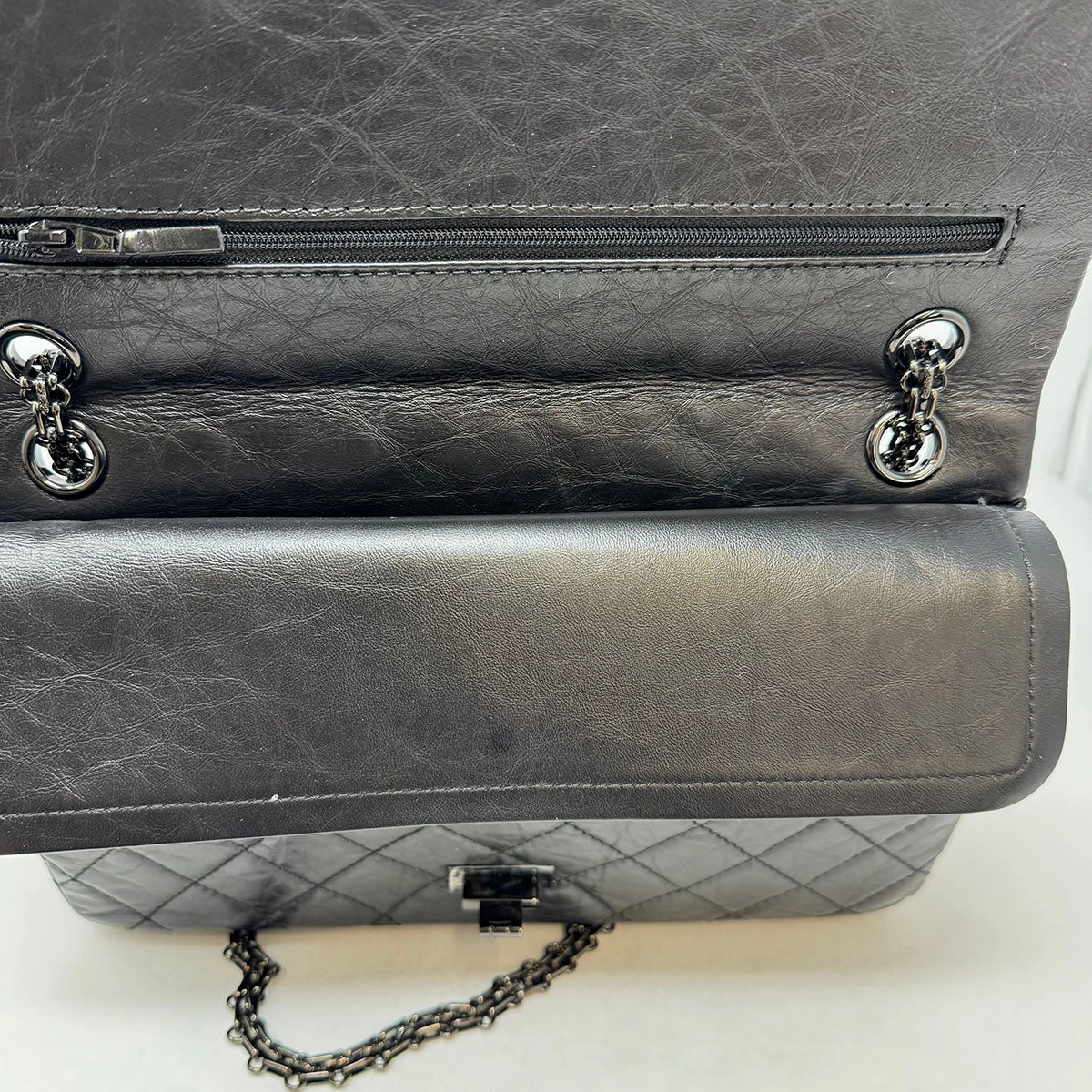 Chanel Reissue 226 So Black Double Flap Bag