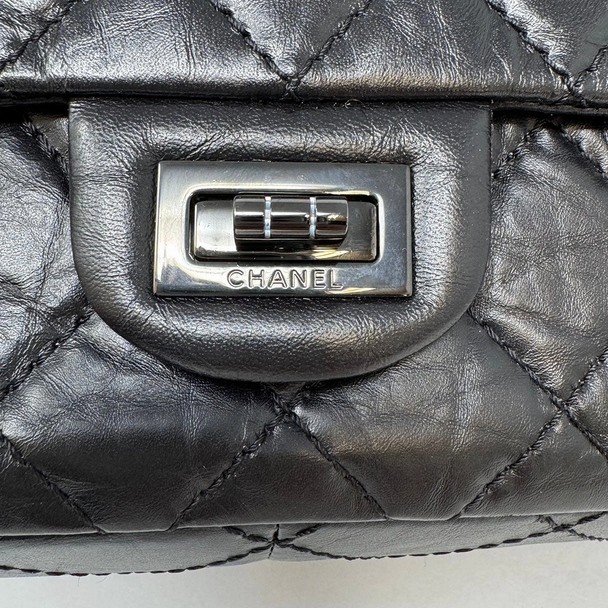 Chanel Reissue 226 So Black Double Flap Bag