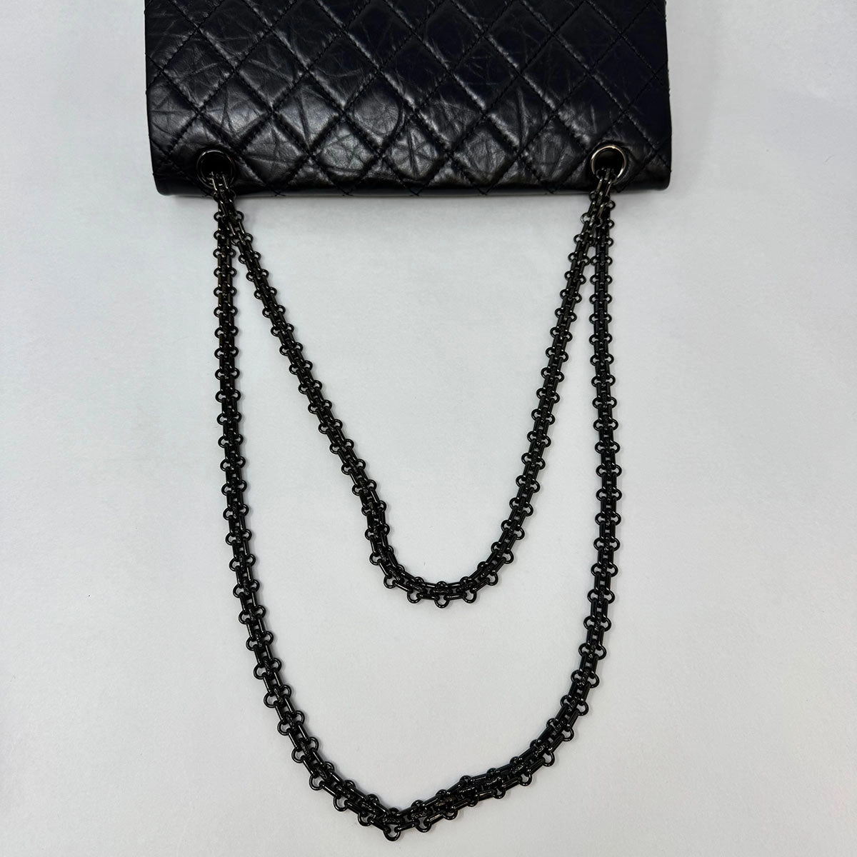 Chanel Reissue 226 So Black Double Flap Bag