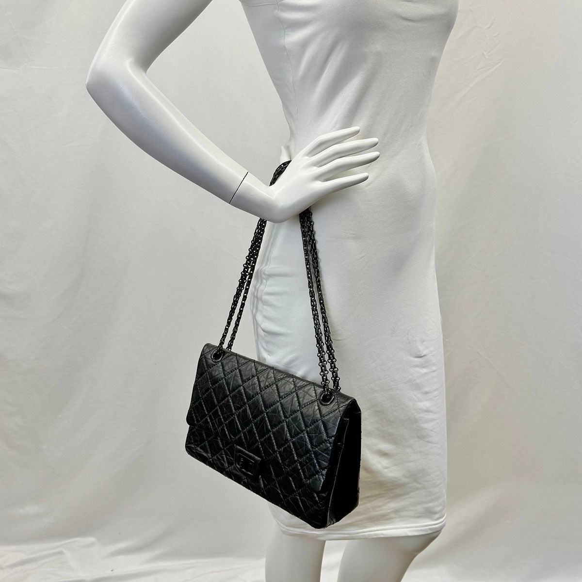 Chanel Reissue 226 So Black Double Flap Bag