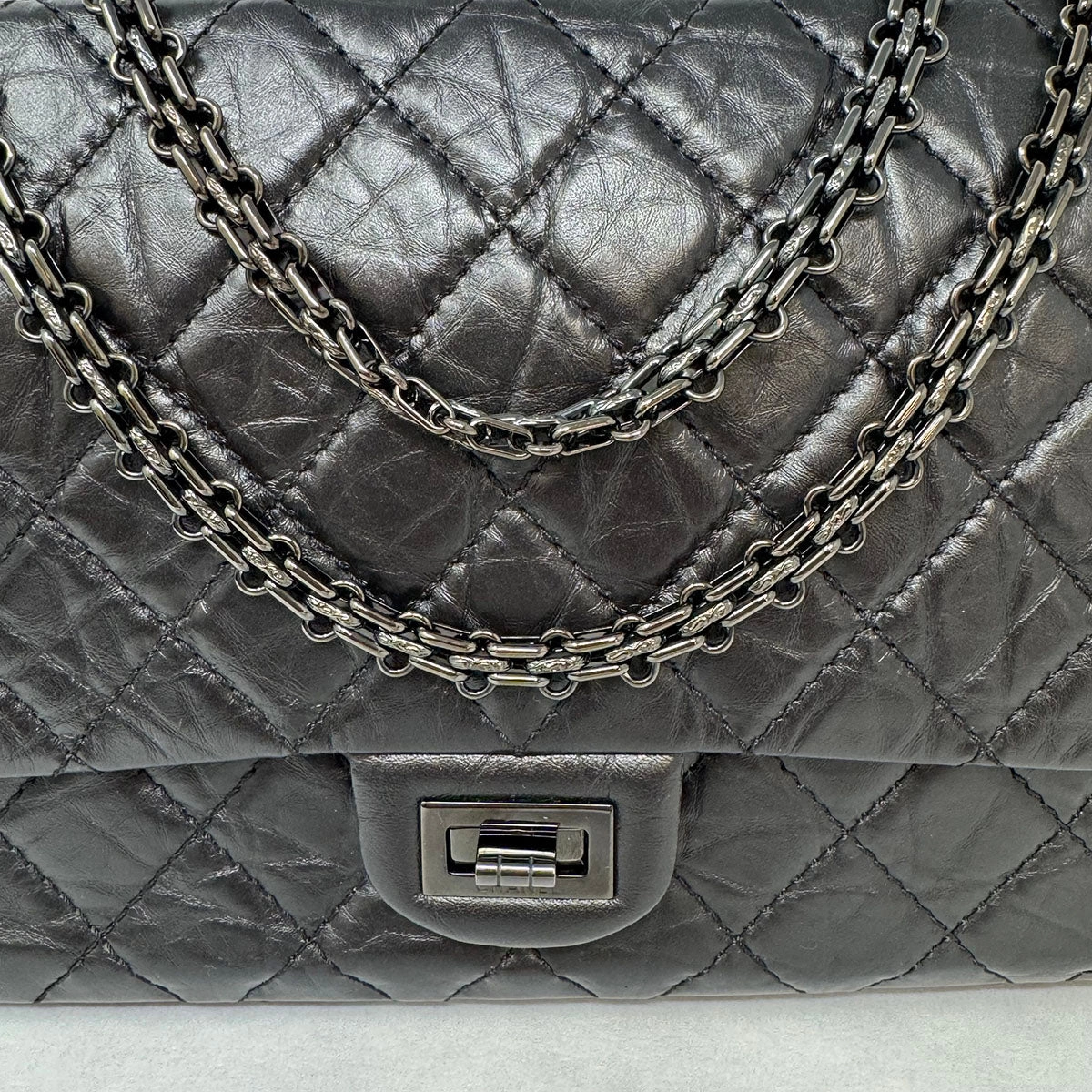 Chanel Reissue 226 So Black Double Flap Bag