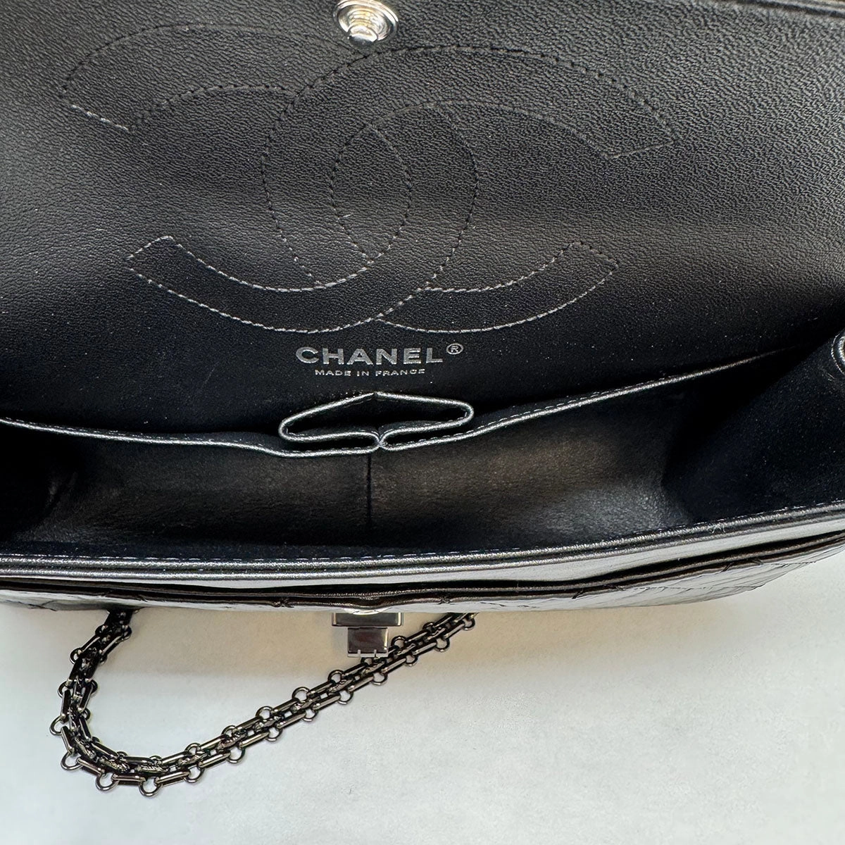 Chanel Reissue 226 So Black Double Flap Bag