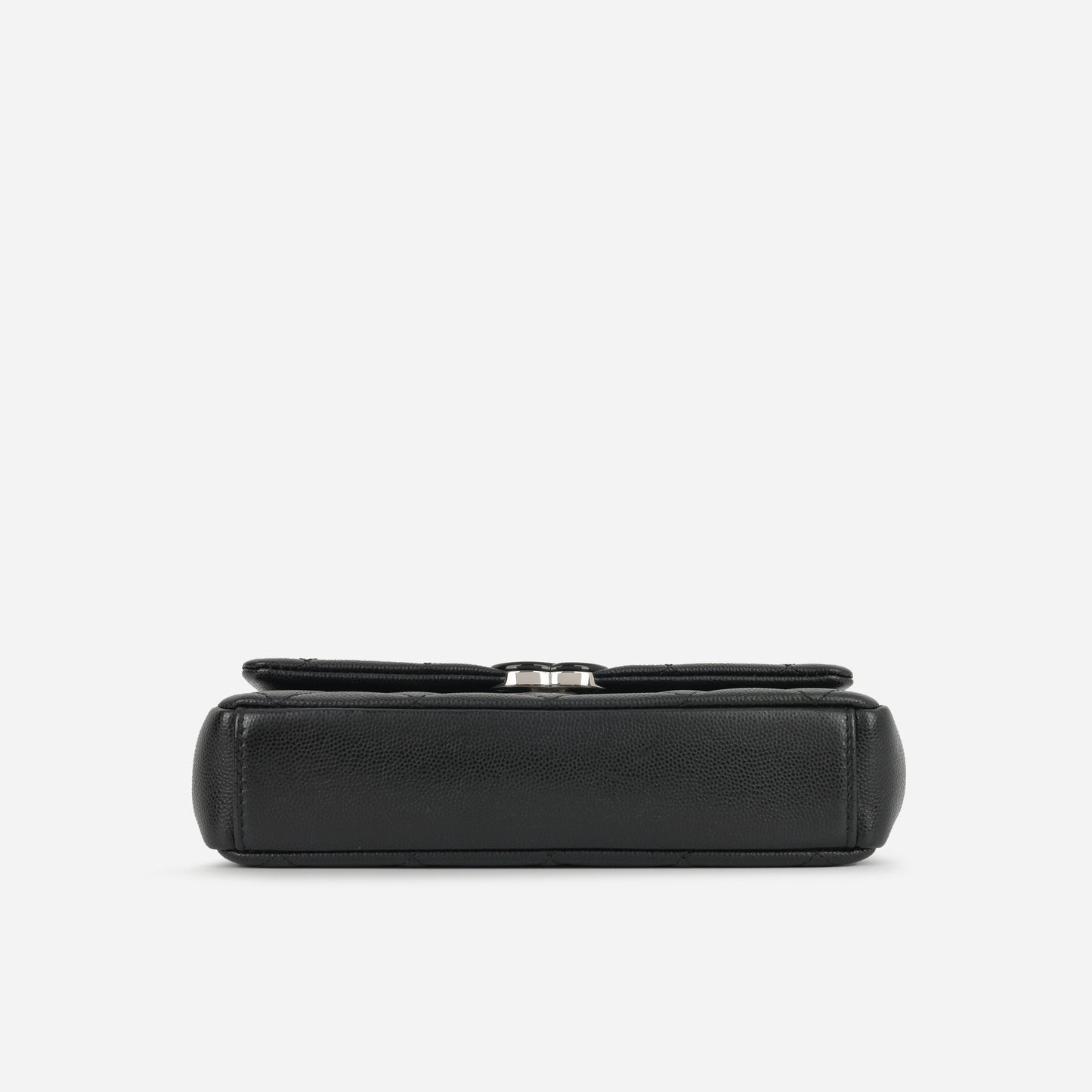 Chanel Seasonal Mini Flap Black Quilted Caviar CGHW