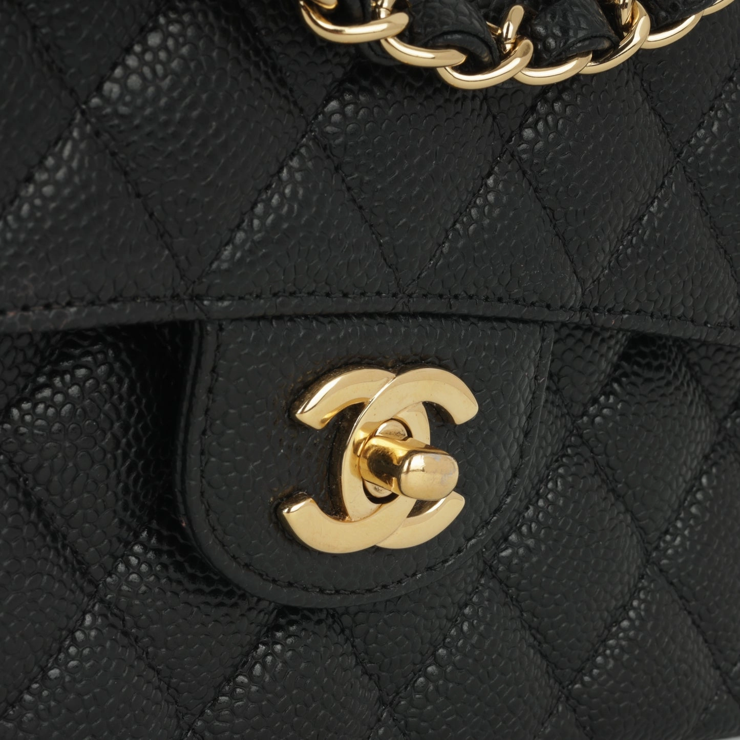 Chanel Small Classic Flap Black Caviar GHW 2020