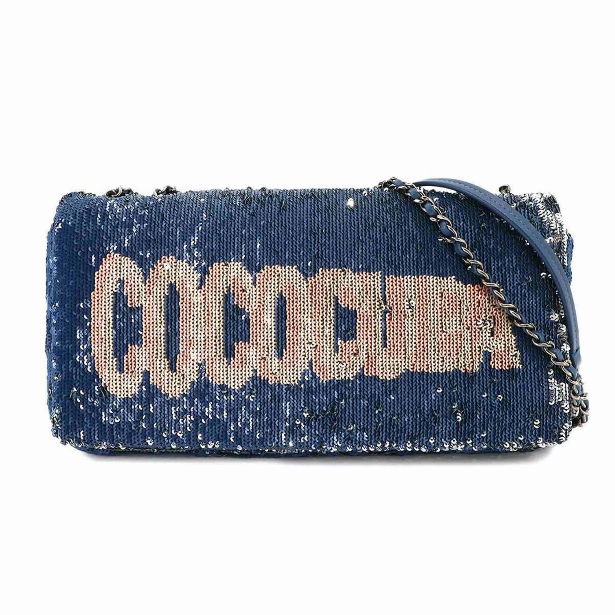 Chanel Spangles Leather Shoulder Bag (Pre-Owned)