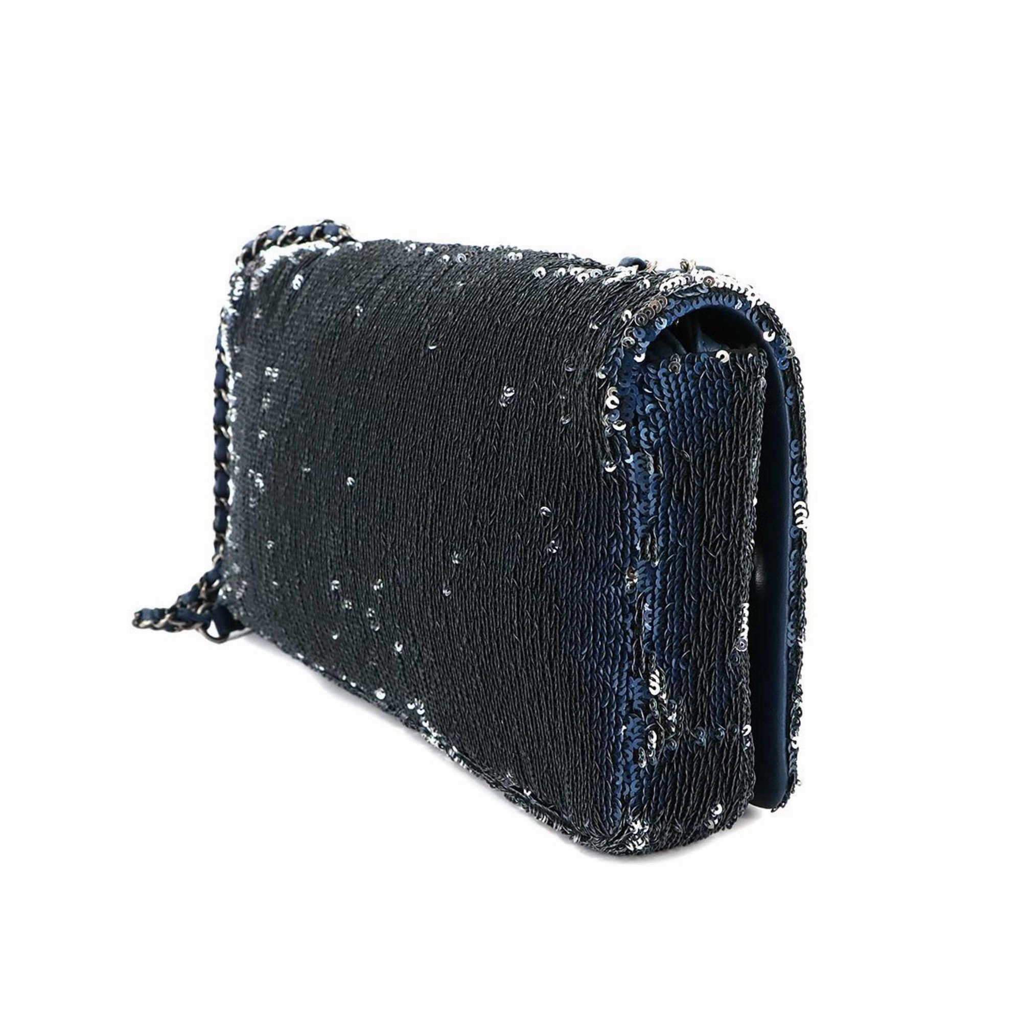 Chanel Spangles Leather Shoulder Bag (Pre-Owned)