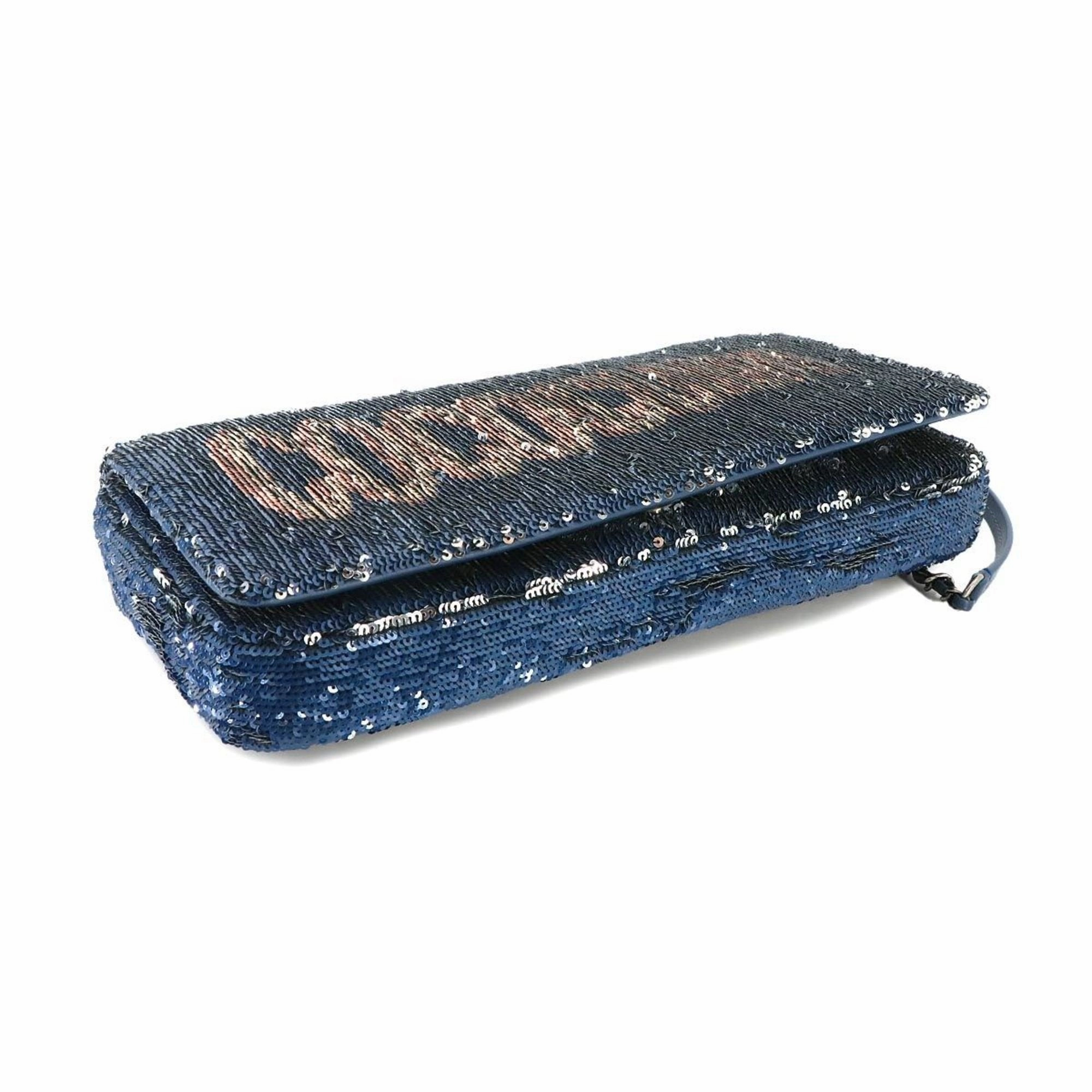 Chanel Spangles Leather Shoulder Bag (Pre-Owned)
