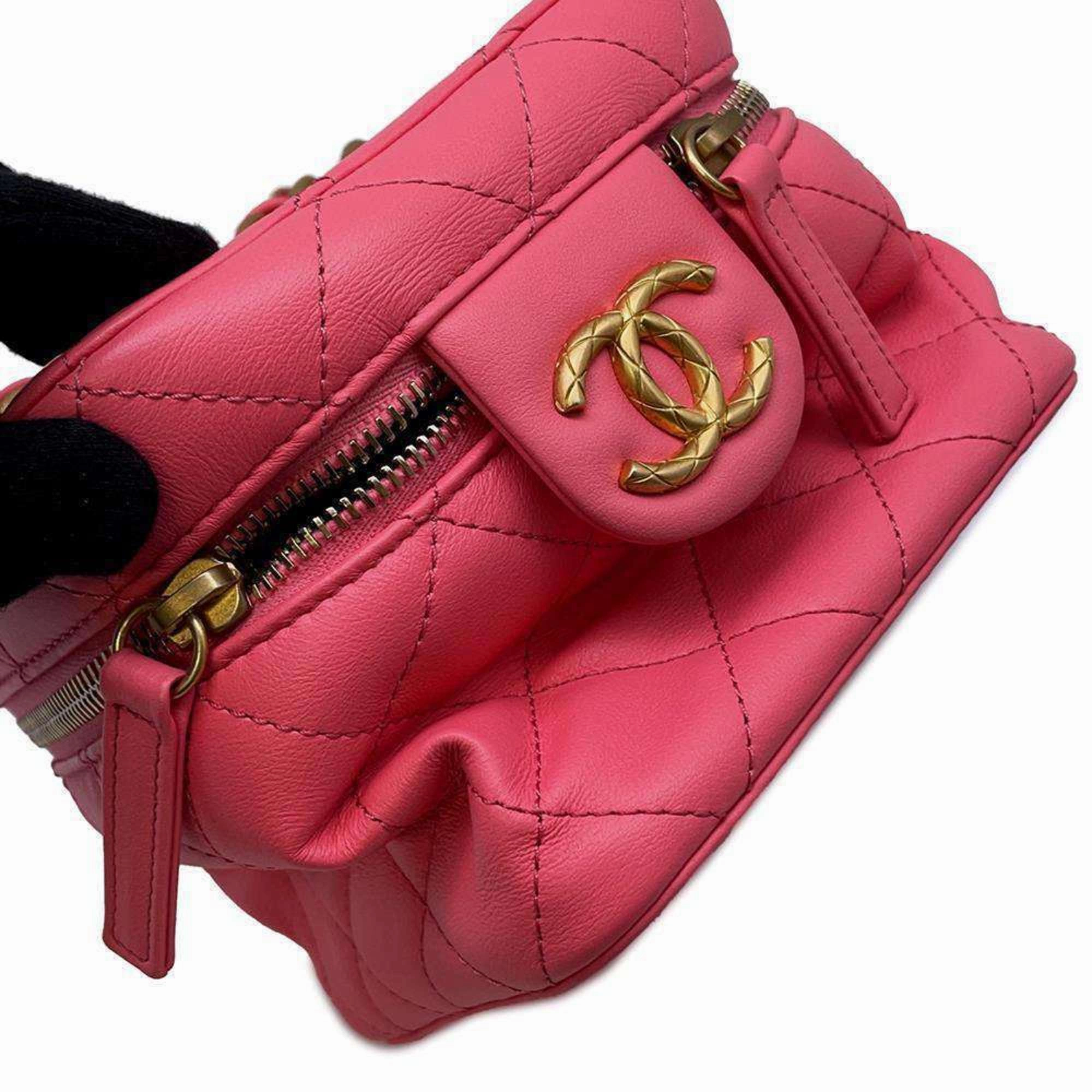 Chanel Vanity Pony-Style Calfskin Shoulder Bag (Pre-Owned)
